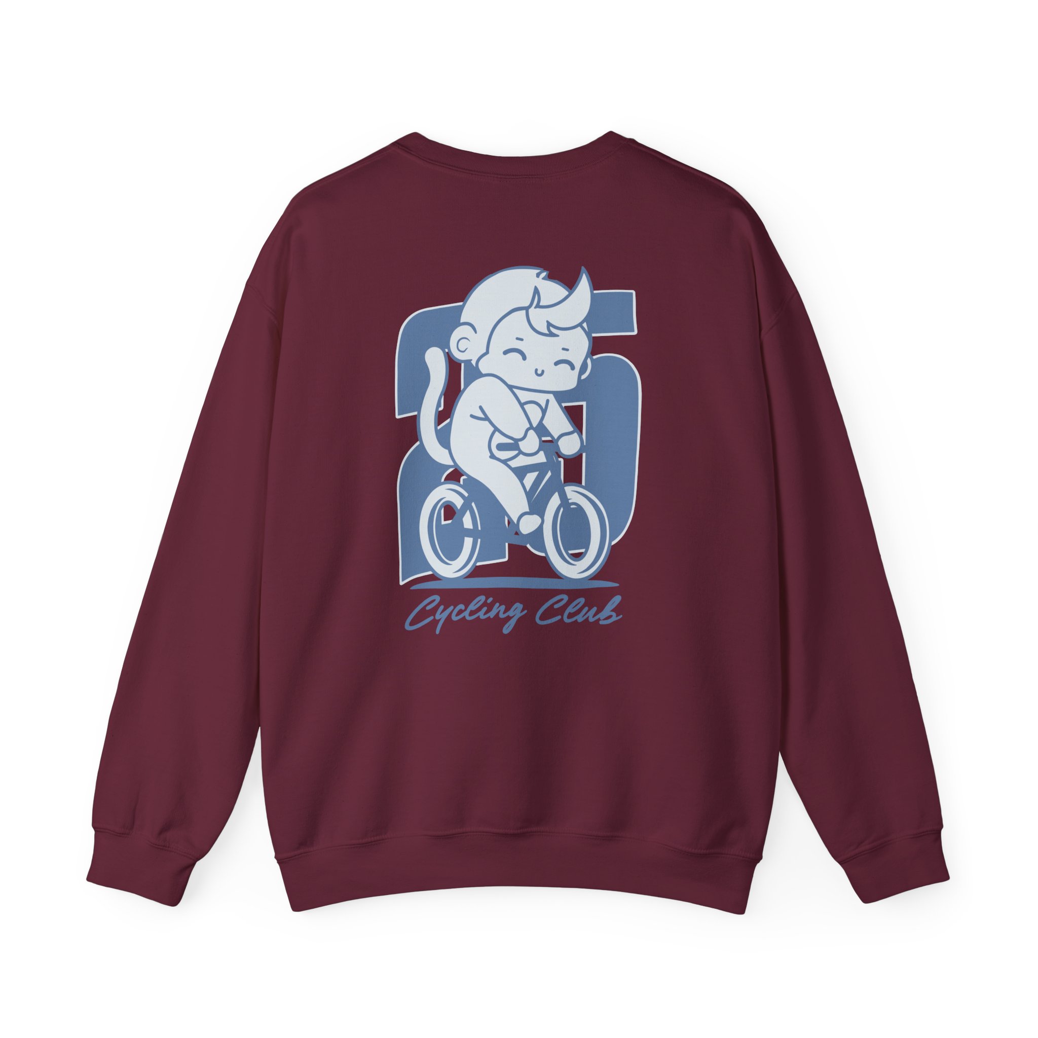 Cdawgva Monke Cycle Unisex Heavy Blendâ„¢ Crewneck Sweatshirt
