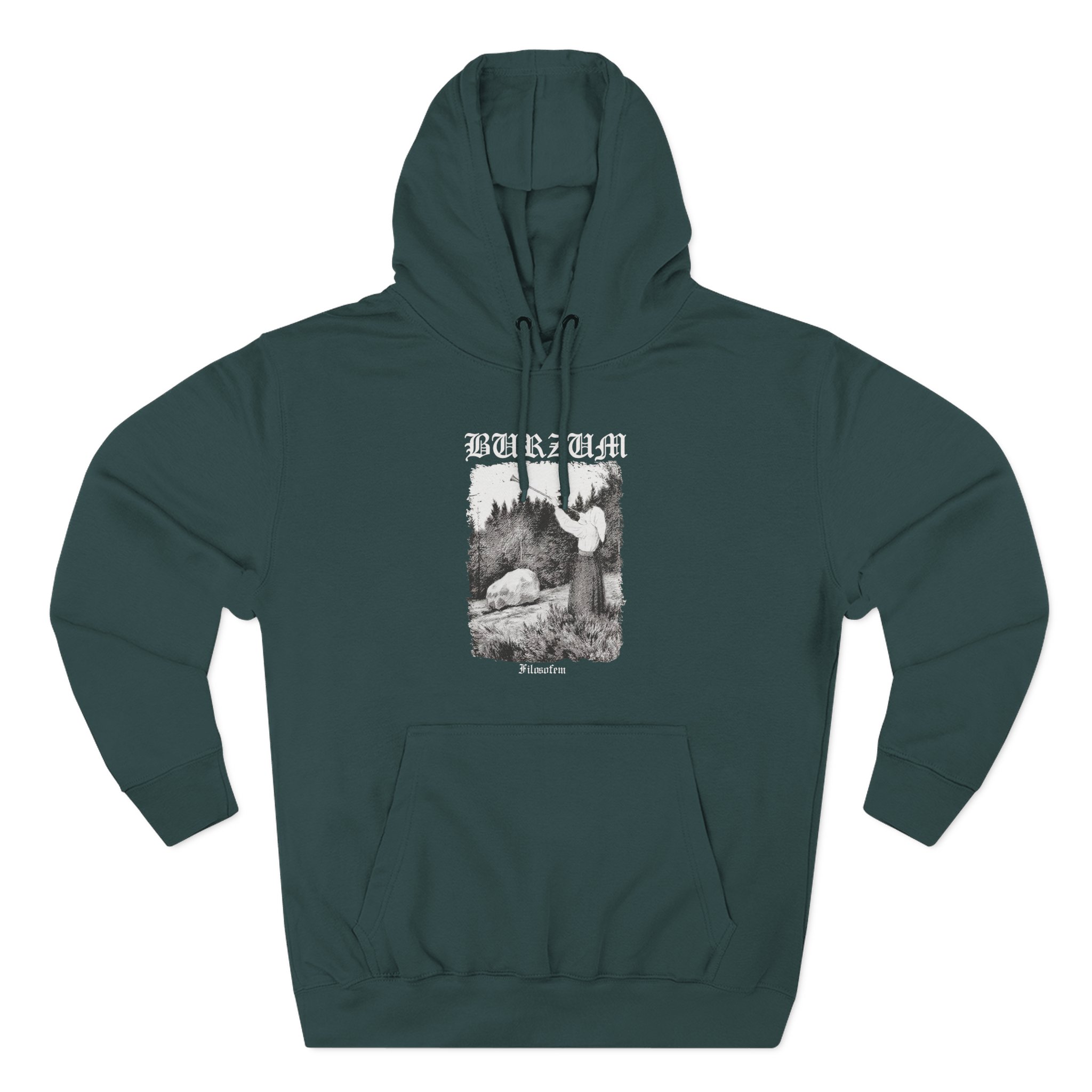 Burzum Filosofem Three-Panel Fleece Hoodie