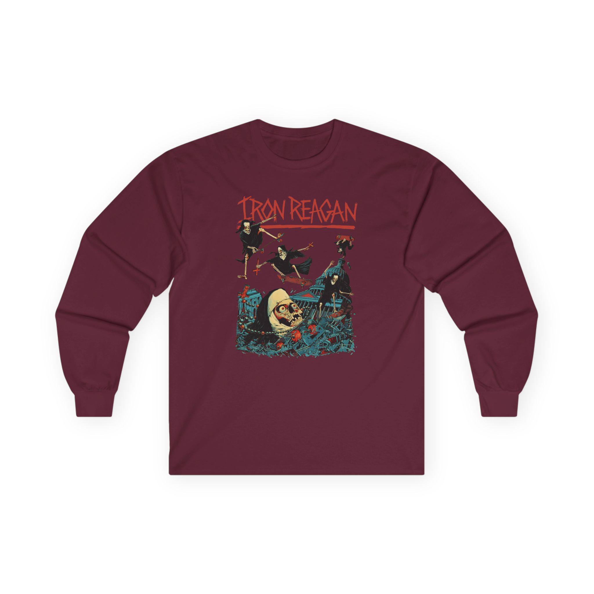 Iron Reagan Unisex Ultra Cotton Long Sleeve Tee