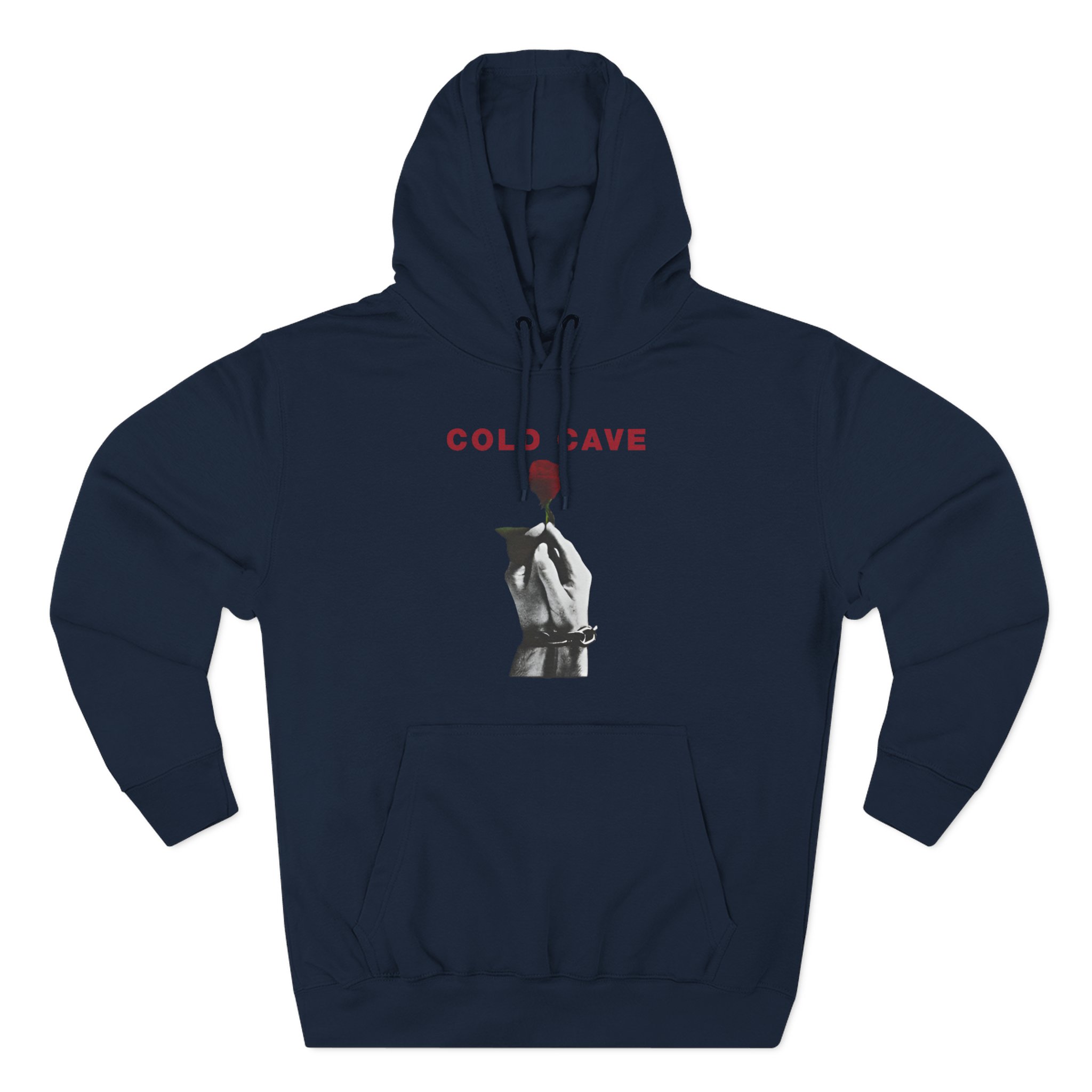Cold Cave Rose Three-Panel Fleece Hoodie