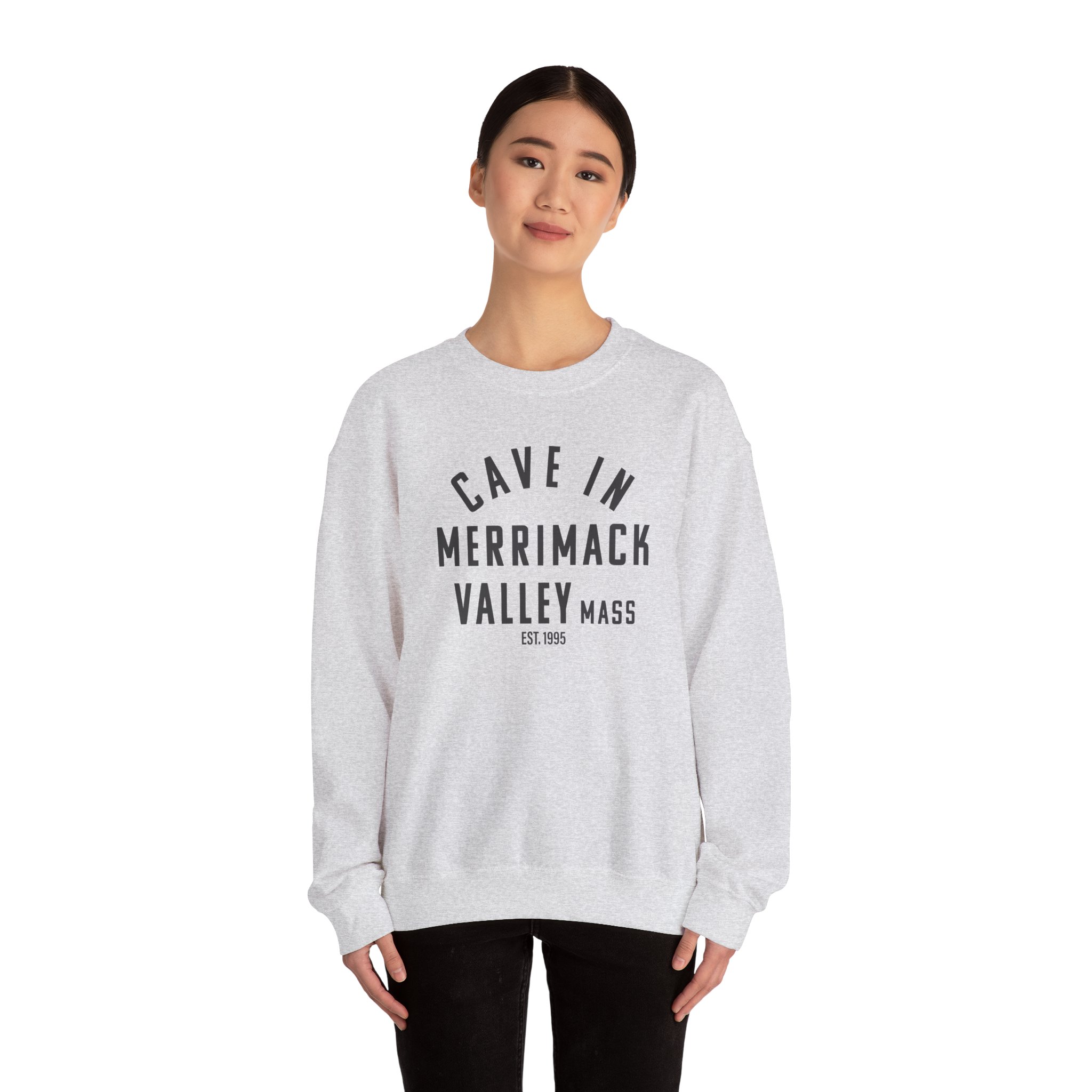 Cave in Merrimack Valley: Blackened Unisex Heavy Blendâ„¢ Crewneck Sweatshirt