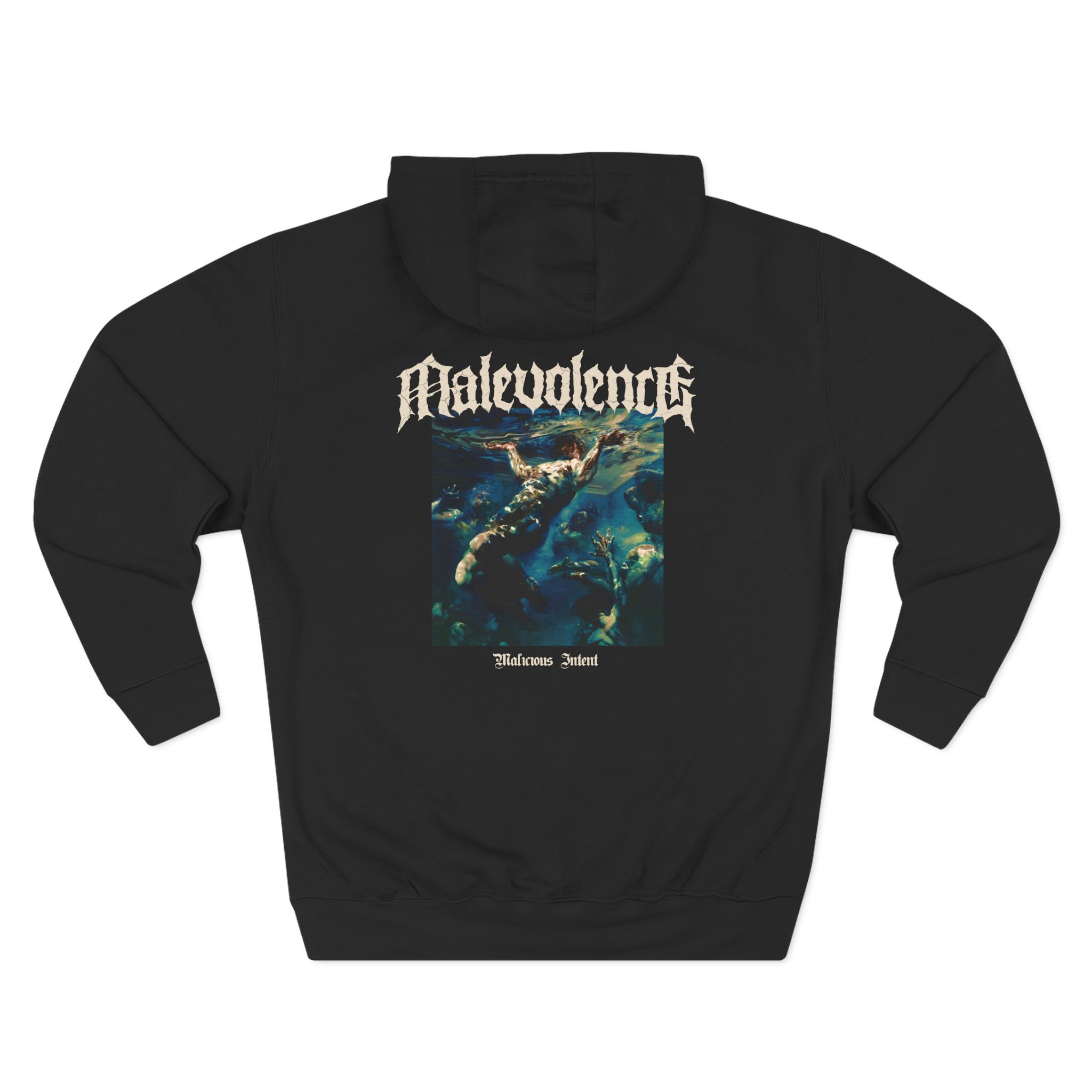 Malevolence Malicious Intent Three-Panel Fleece Hoodie