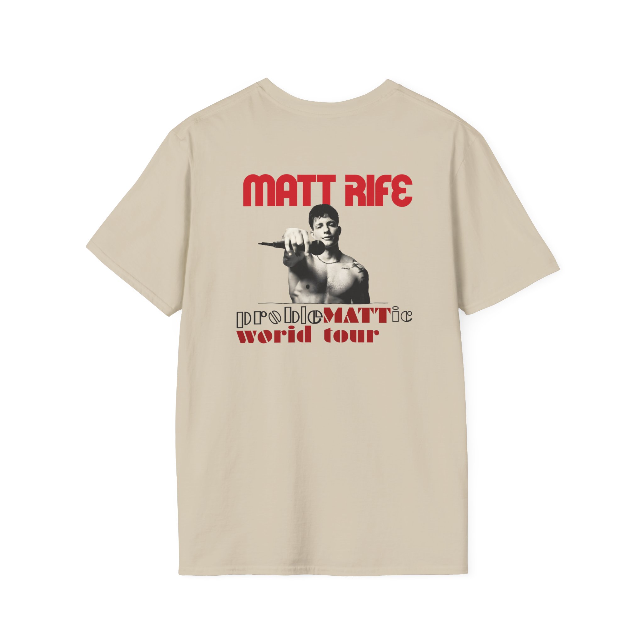 Matt Rife Problemattic Tour Pic Unisex Softstyle T-Shirt