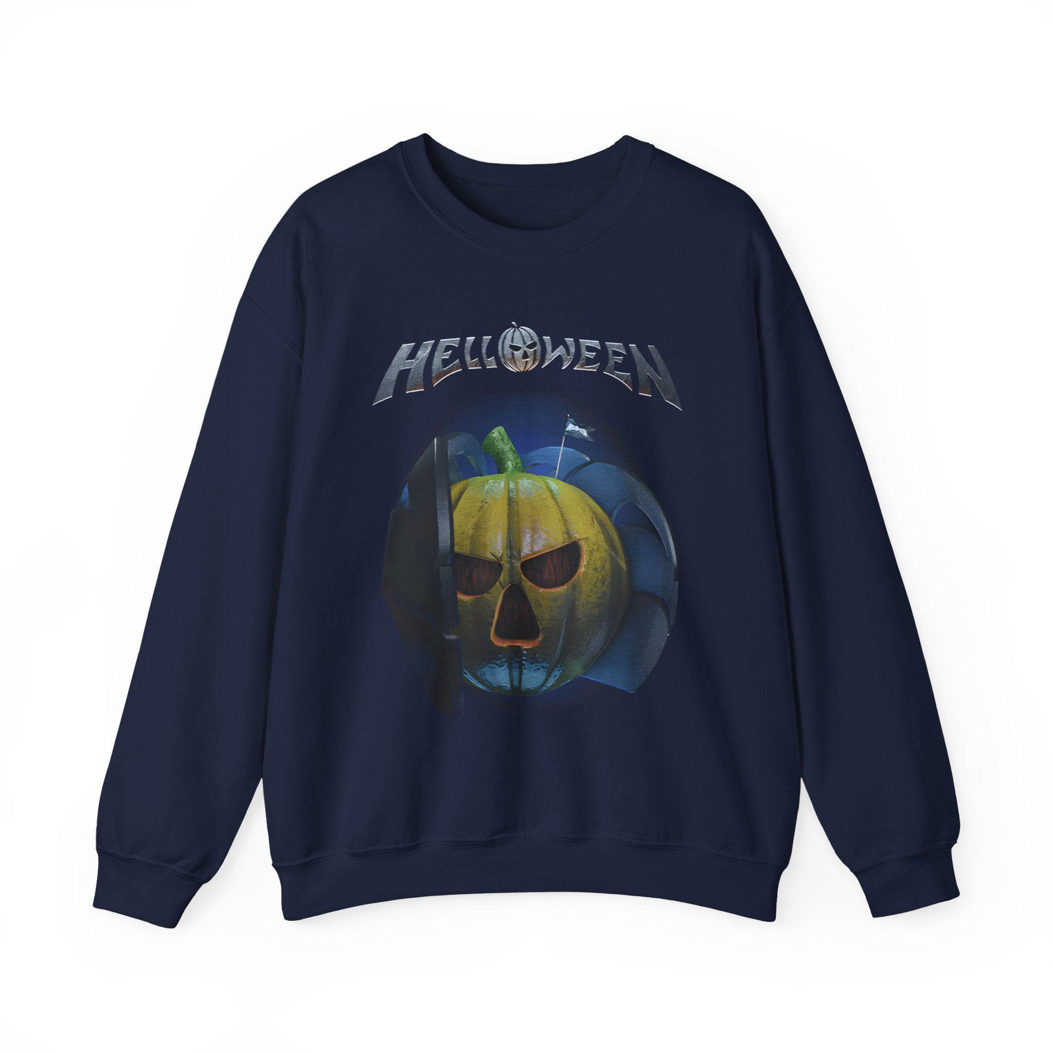 Helloween United Forces Pumpkin Unisex Heavy Blendâ„¢ Crewneck Sweatshirt