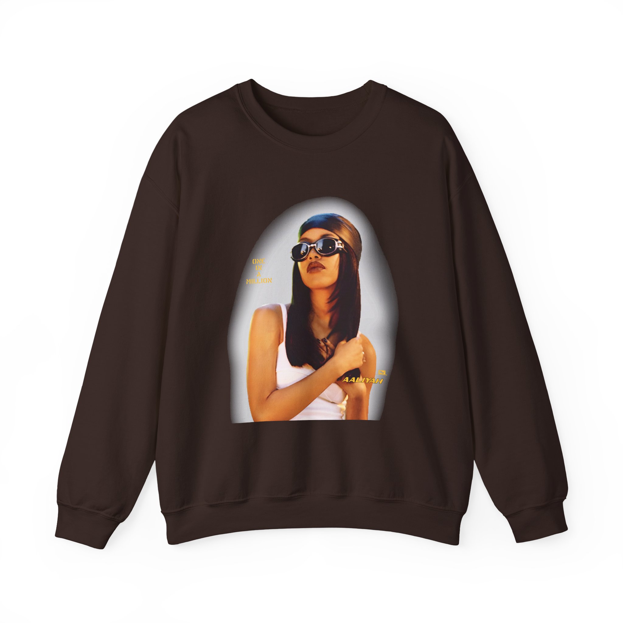 Aaliyah OIAM Portrait Unisex Heavy Blendâ„¢ Crewneck Sweatshirt