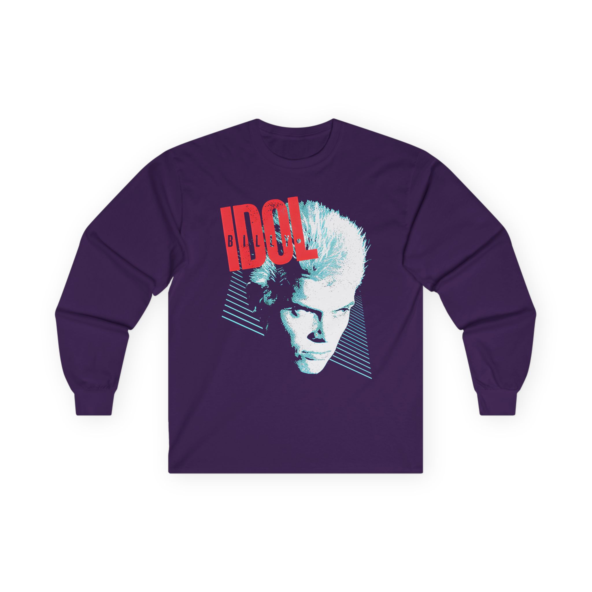 Billy Idol Face Stripes Unisex Ultra Cotton Long Sleeve Tee