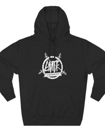 Like Moths to Flames Three-Panel Fleece Hoodie