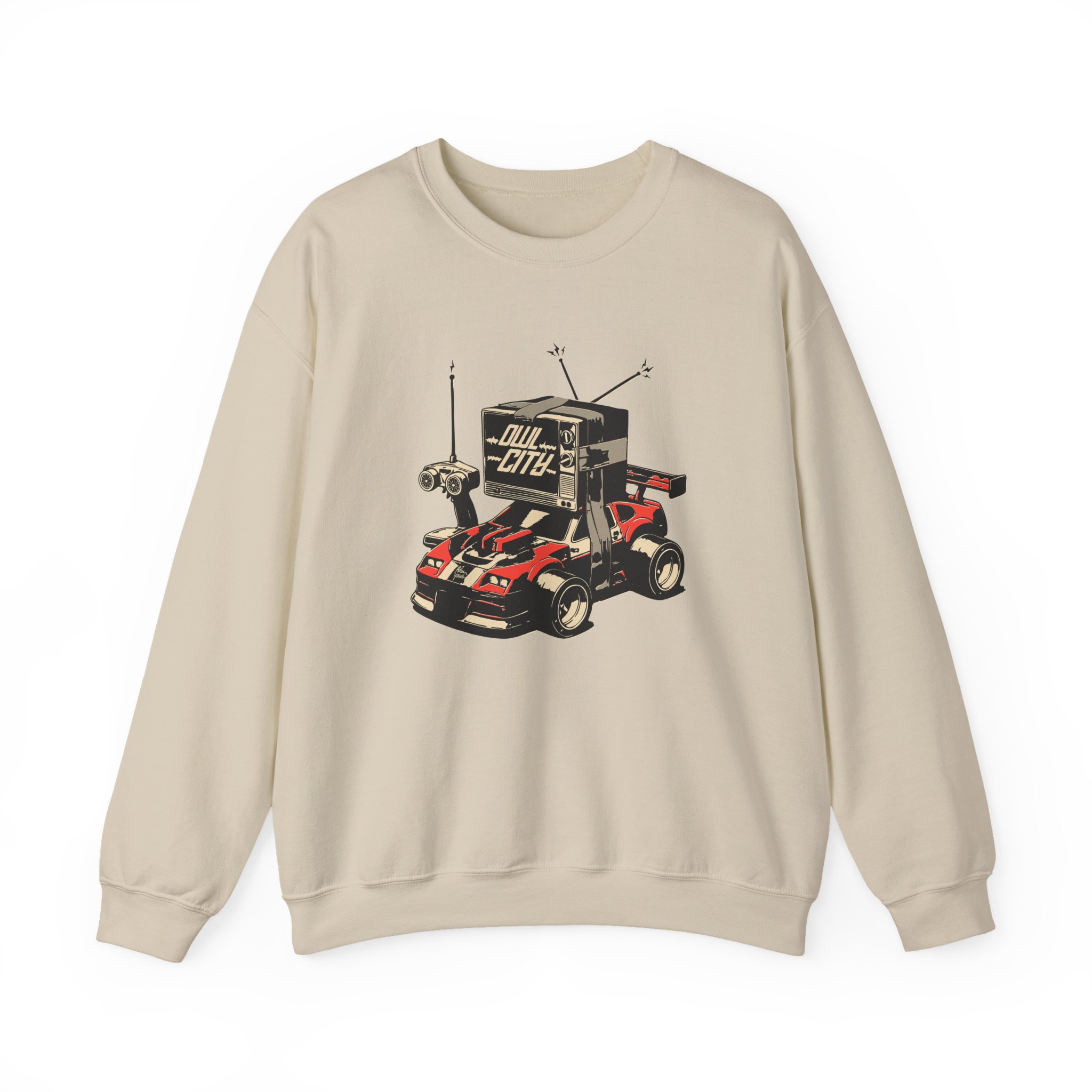 Owl City Rc Car Unisex Heavy Blendâ„¢ Crewneck Sweatshirt