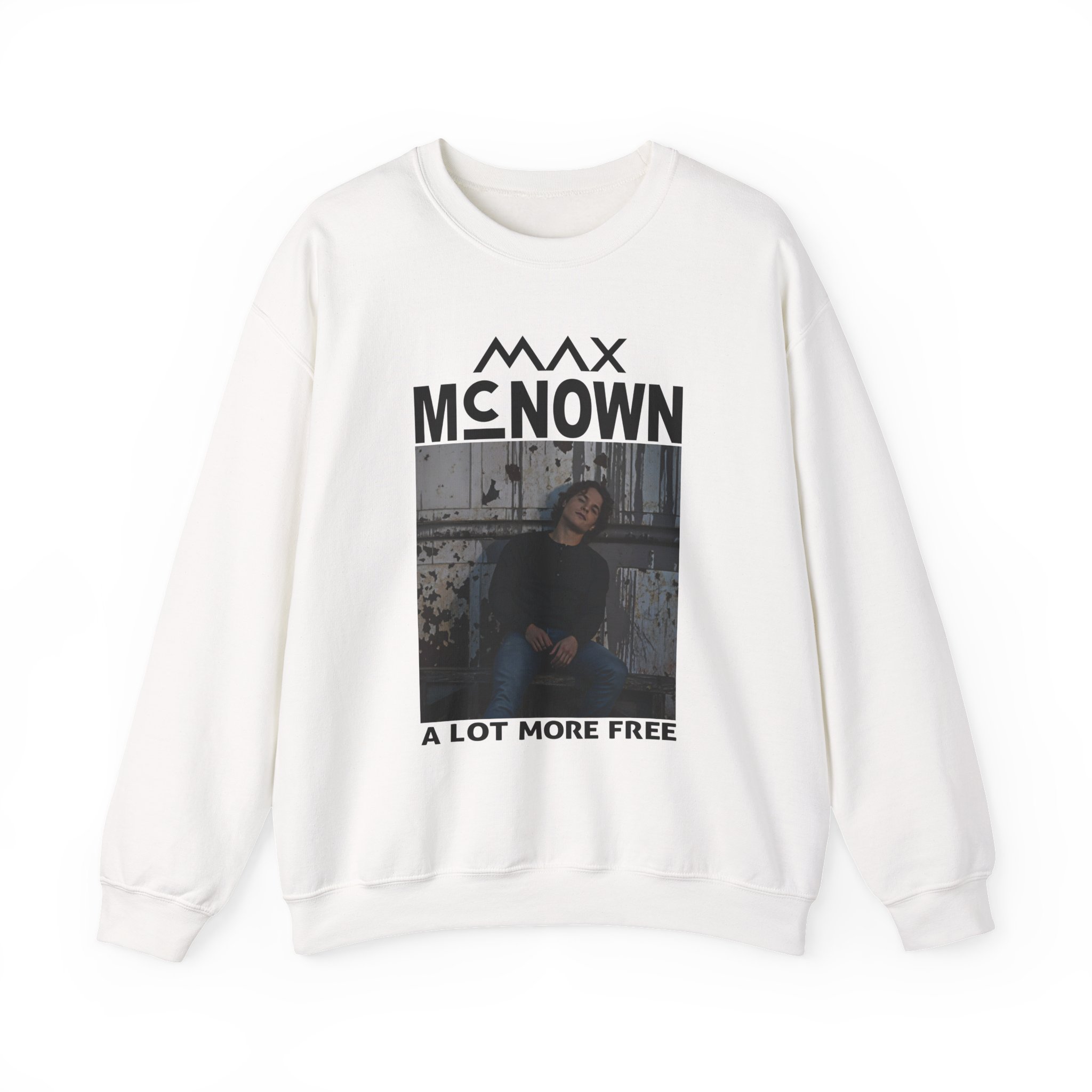Max Mcnown a Lot More Free Photo Unisex Heavy Blendâ„¢ Crewneck Sweatshirt