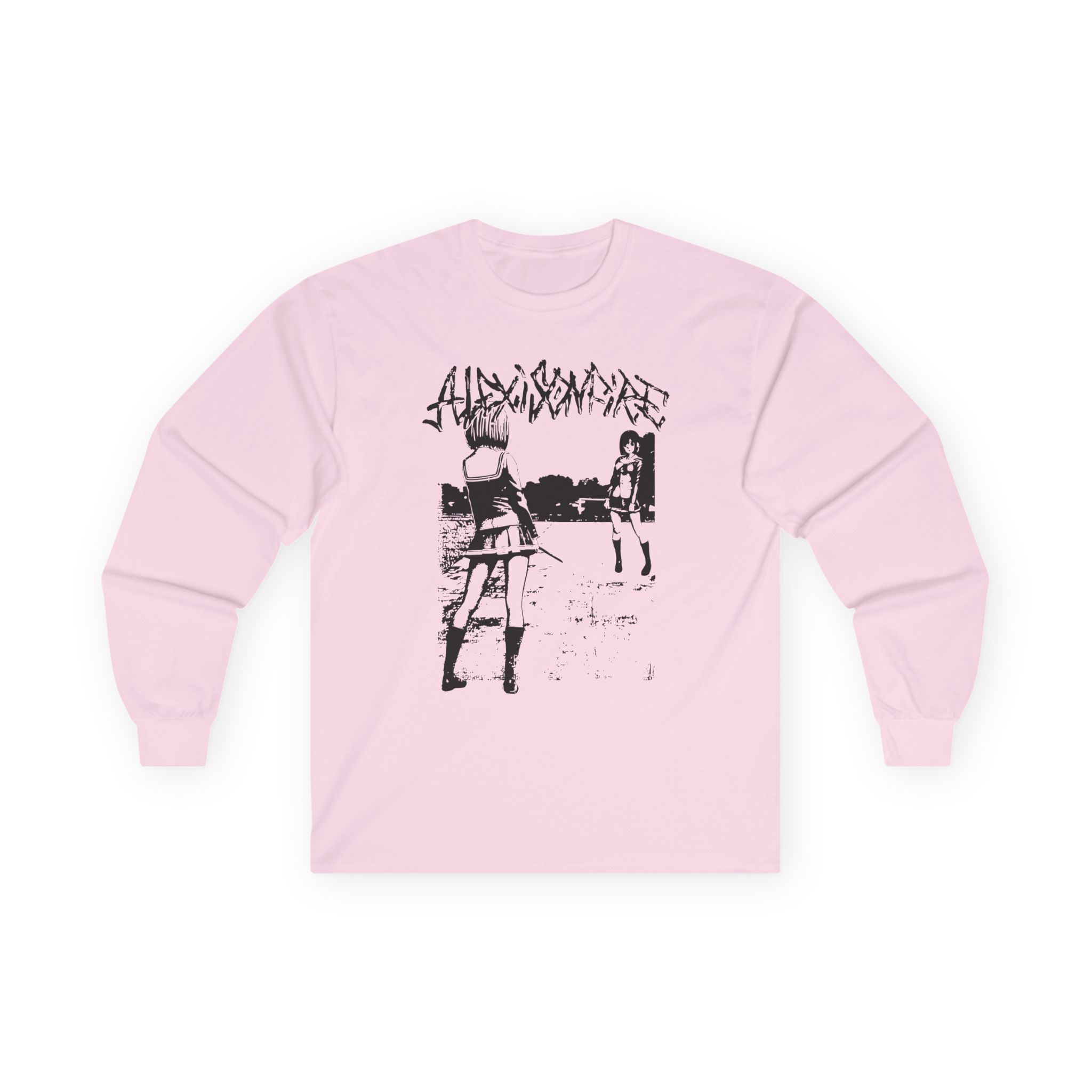 Alexisonfire Anime Knife Fight Unisex Ultra Cotton Long Sleeve Tee