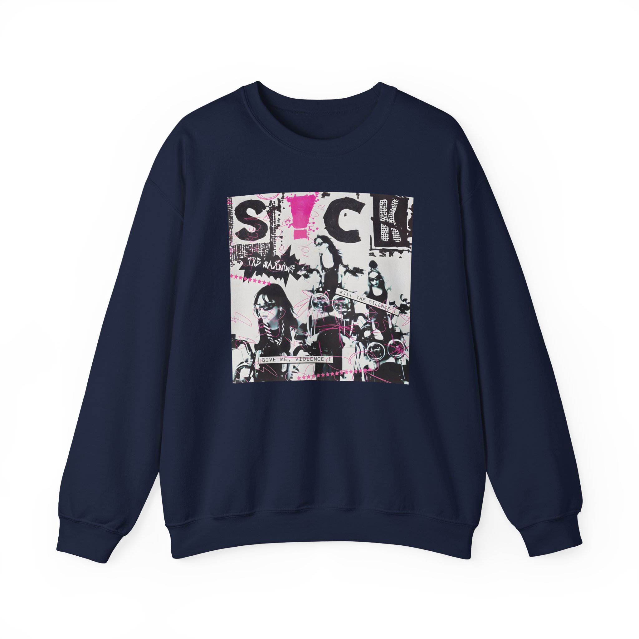 The Warning Black S!ck Unisex Heavy Blendâ„¢ Crewneck Sweatshirt