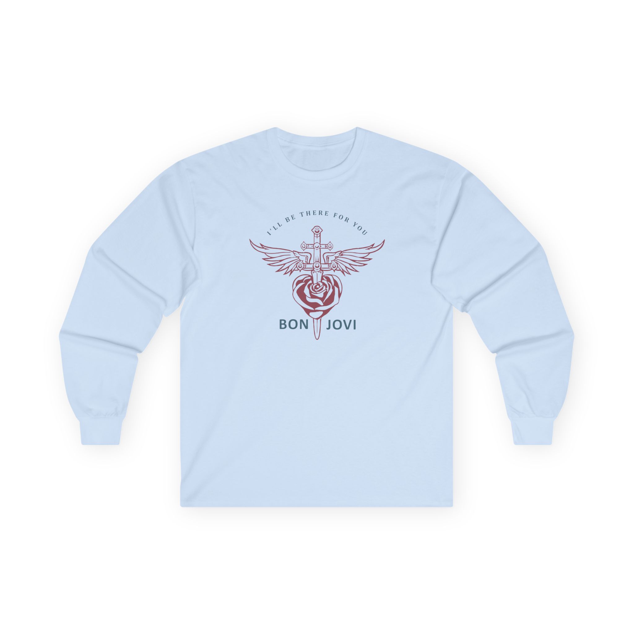 Bon Jovi Glass Heart & Dagger Unisex Ultra Cotton Long Sleeve Tee