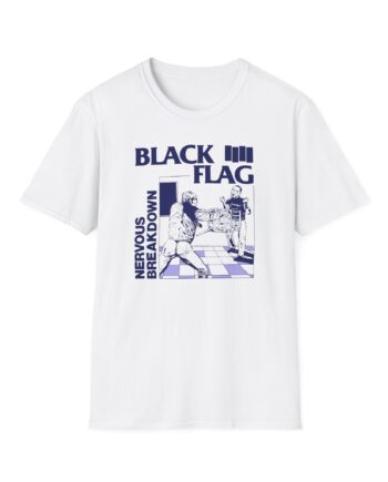 Black Flag Nervous Breakdown Unisex Softstyle T-Shirt