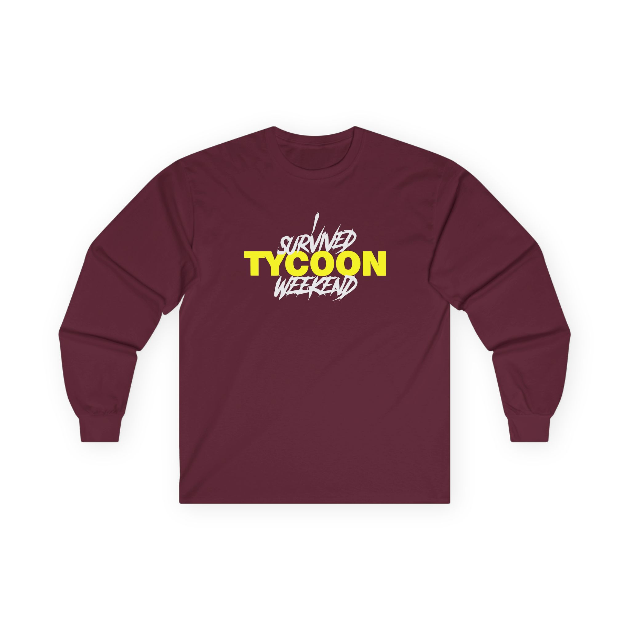 G-unit I Survined Tycoon Weekend Unisex Ultra Cotton Long Sleeve Tee