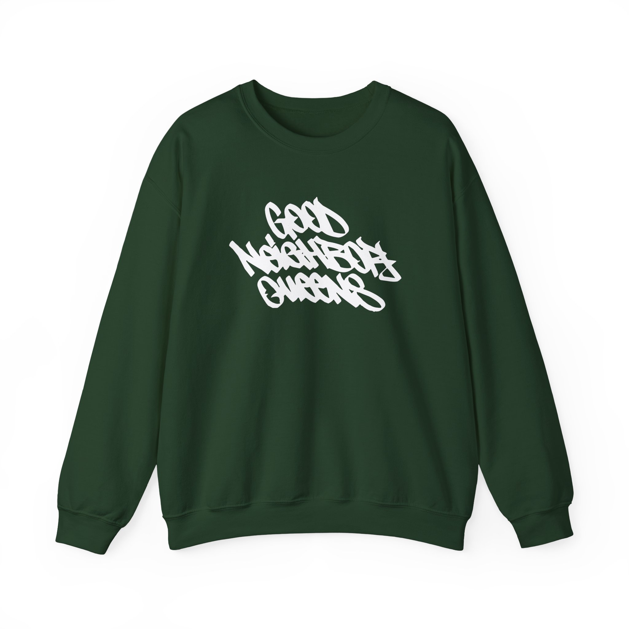 Good Neighbours Queens 3m Reflective Unisex Heavy Blendâ„¢ Crewneck Sweatshirt