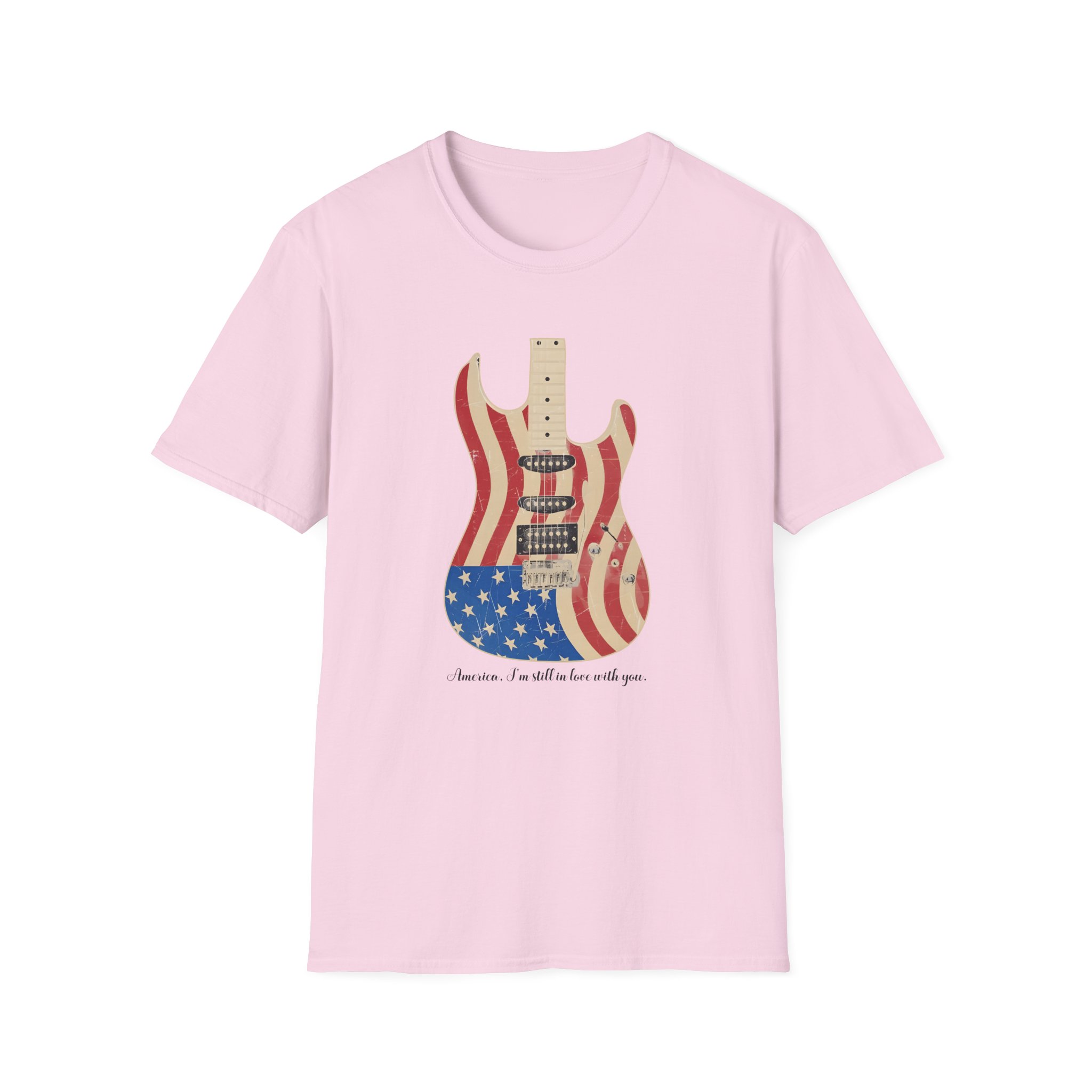 Clint Black Guitar Unisex Softstyle T-Shirt