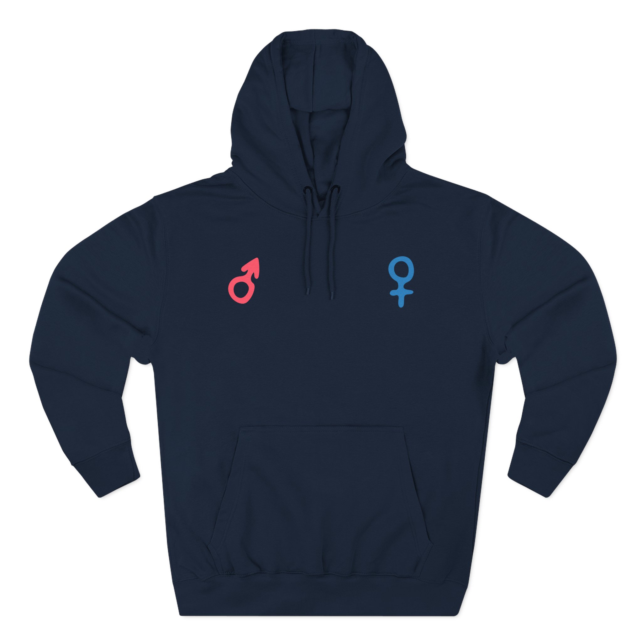 Marina Masculine Feminine Three-Panel Fleece Hoodie