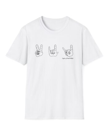 Eagles of Death Metal Peace Love Unisex Softstyle T-Shirt