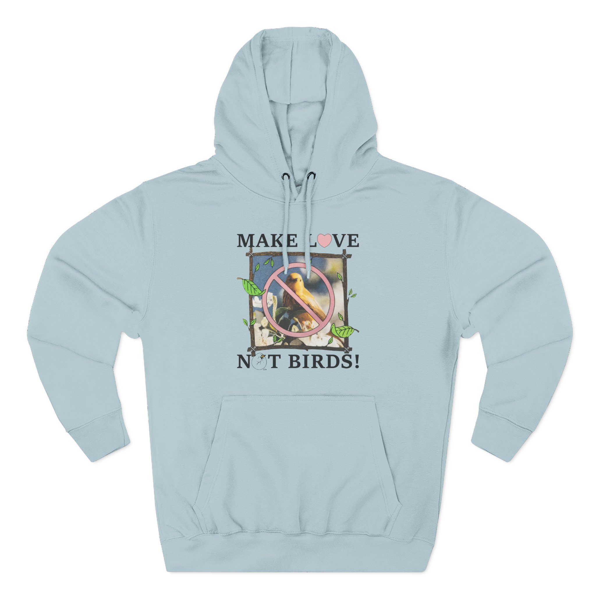 Birds Arent Real Three-Panel Fleece Hoodie