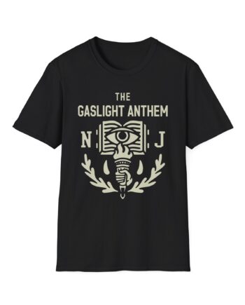 Gaslight Anthem NJ Eye Banner Unisex Softstyle T-Shirt