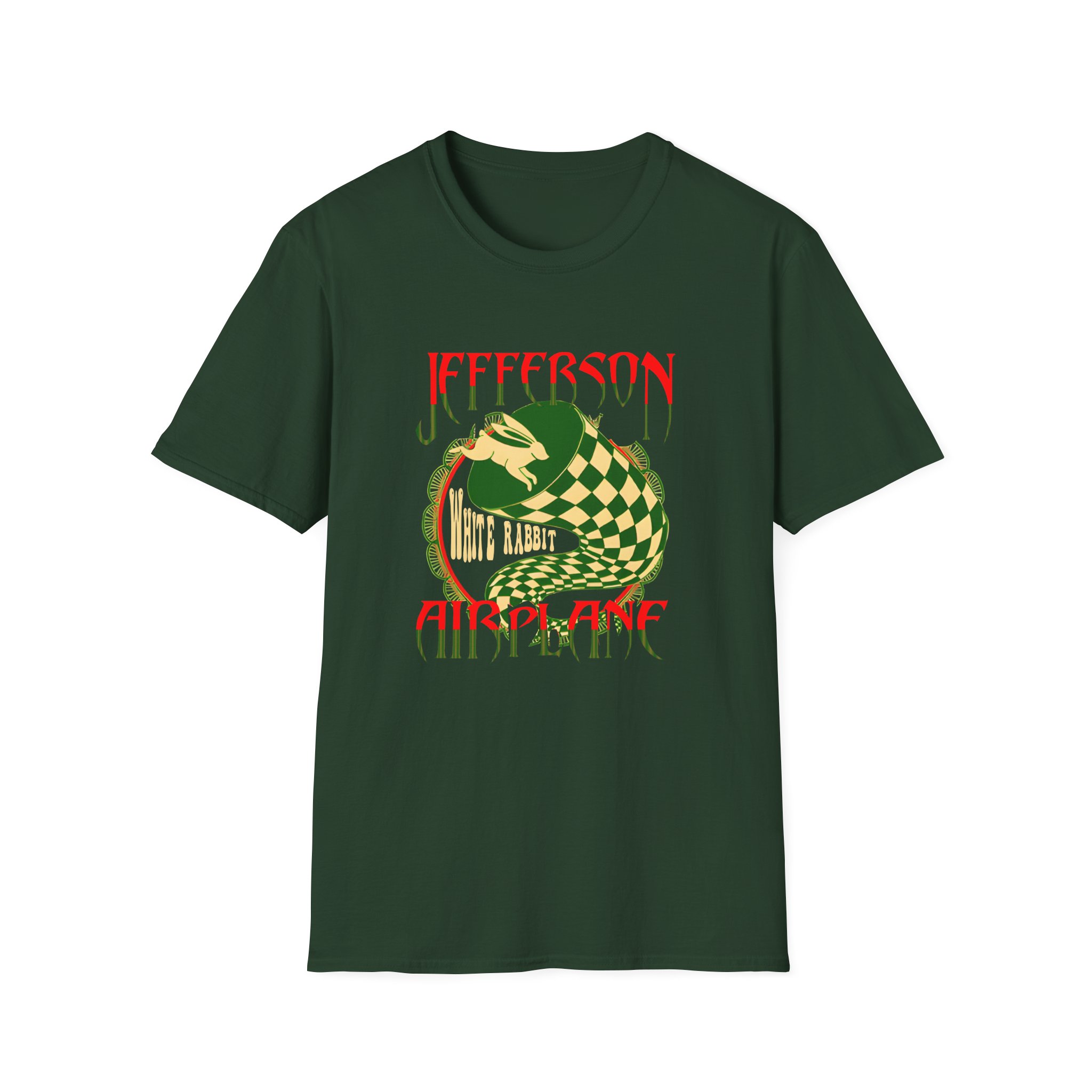 Jefferson Airplane Rabbit Unisex Softstyle T-Shirt