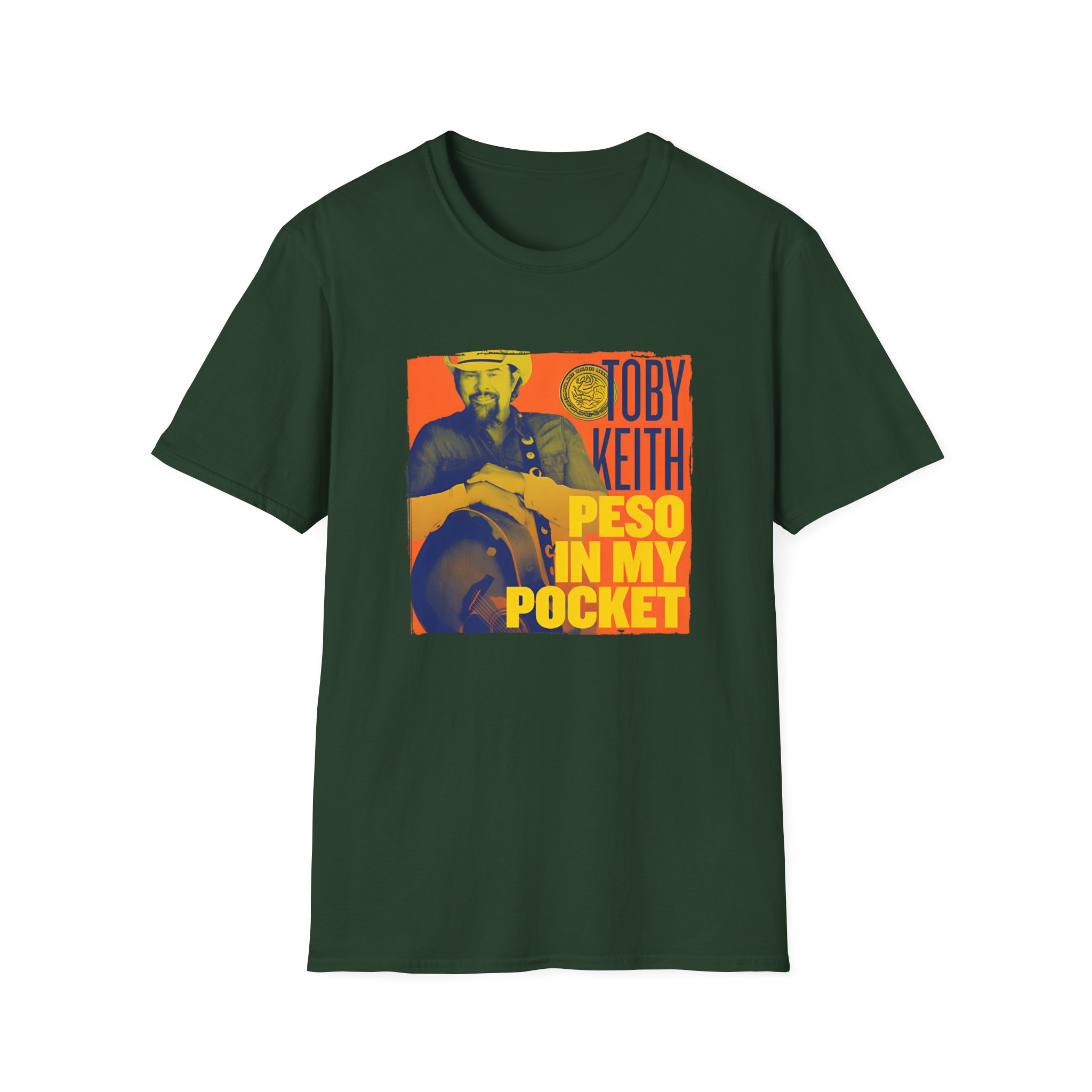Toby Keith Peso in My Pocket Unisex Softstyle T-Shirt