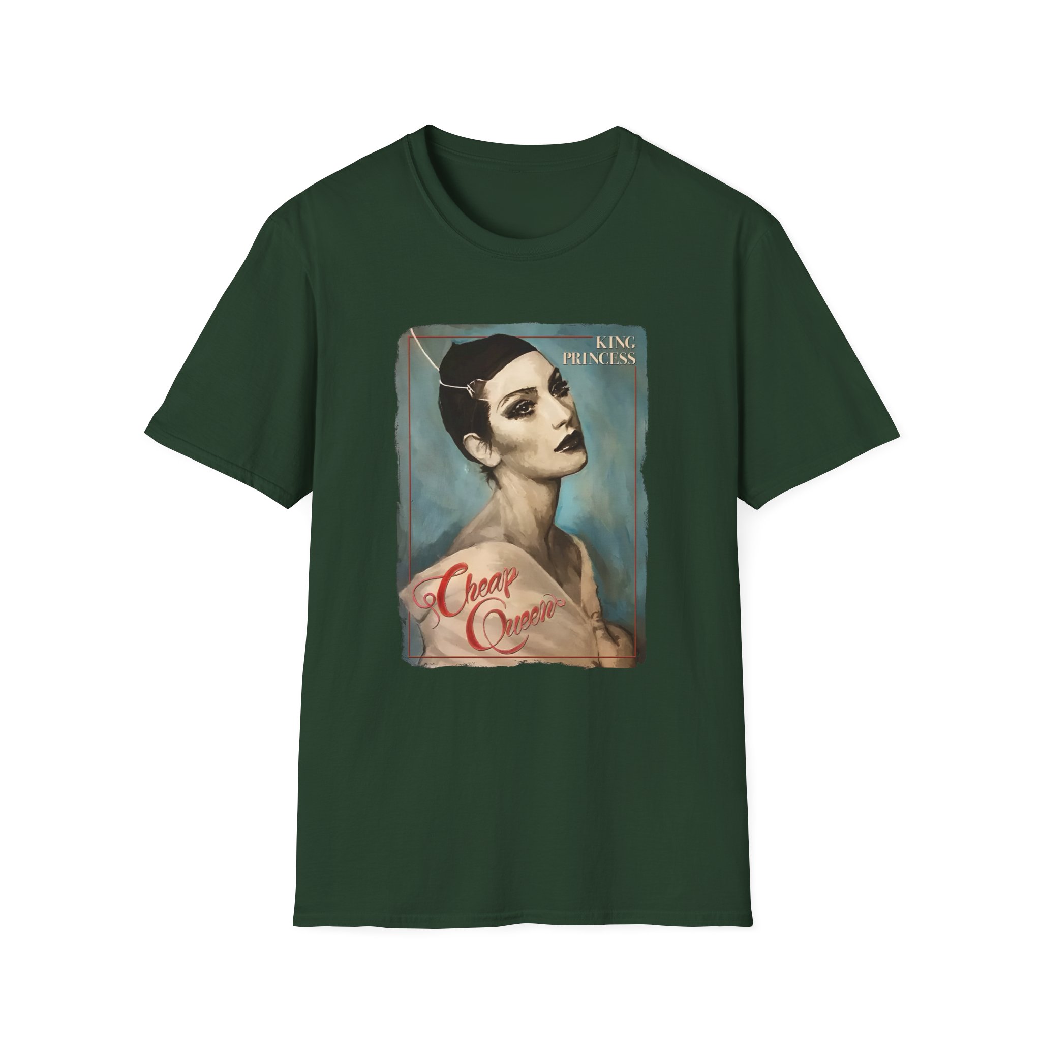 King Princess Cheap Queen Unisex Softstyle T-Shirt