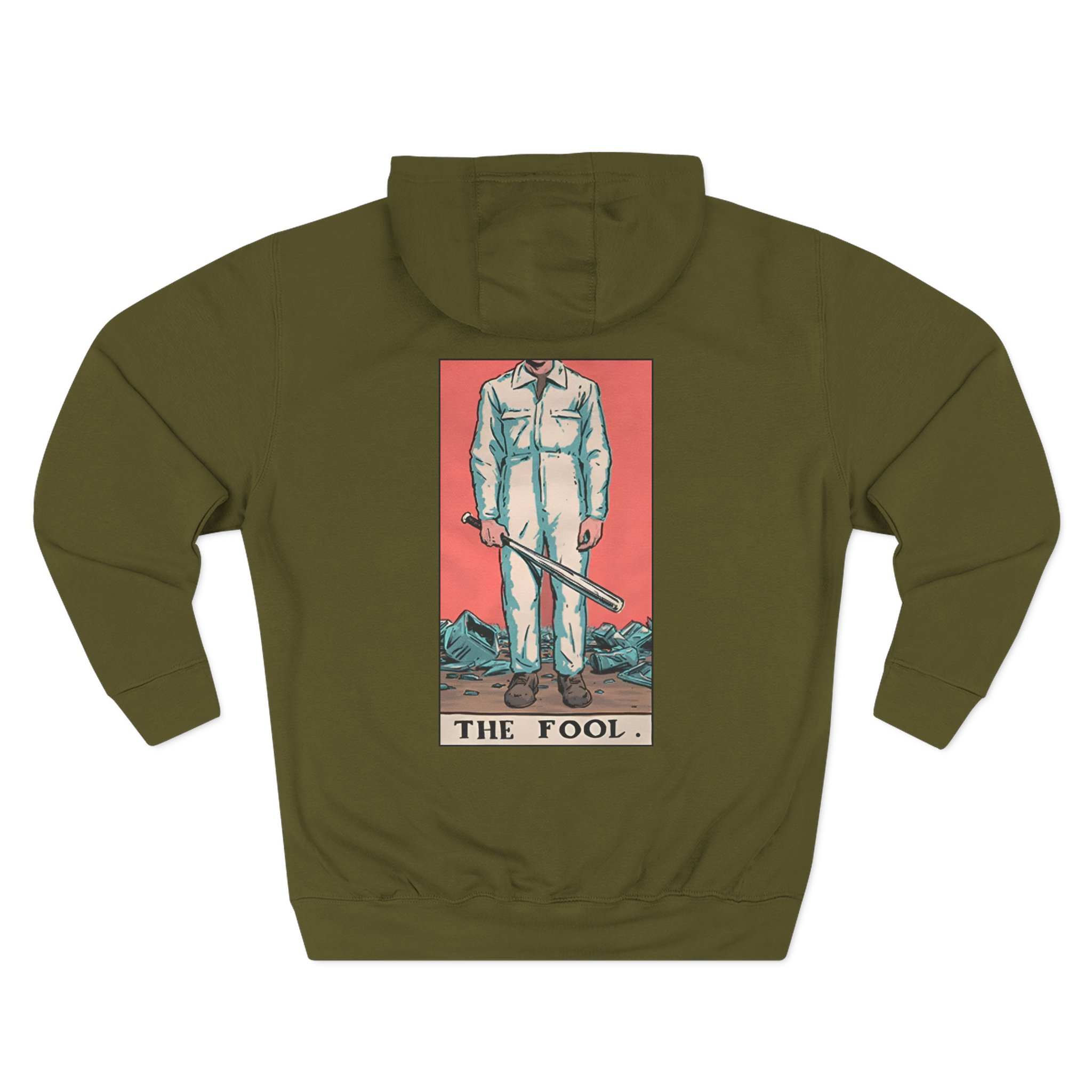 The Early November Tarot Card Three-Panel Fleece Hoodie