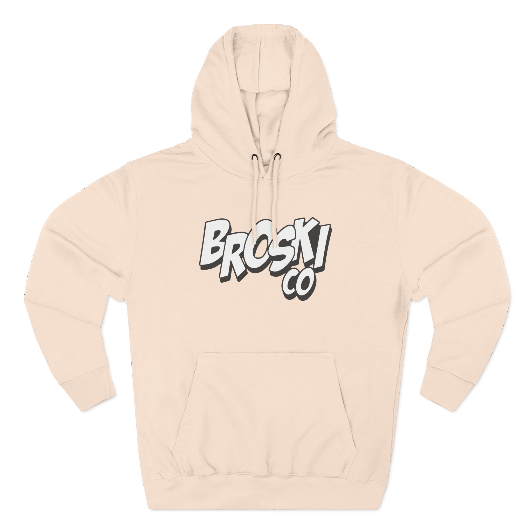 Broski Report Three-Panel Fleece Hoodie