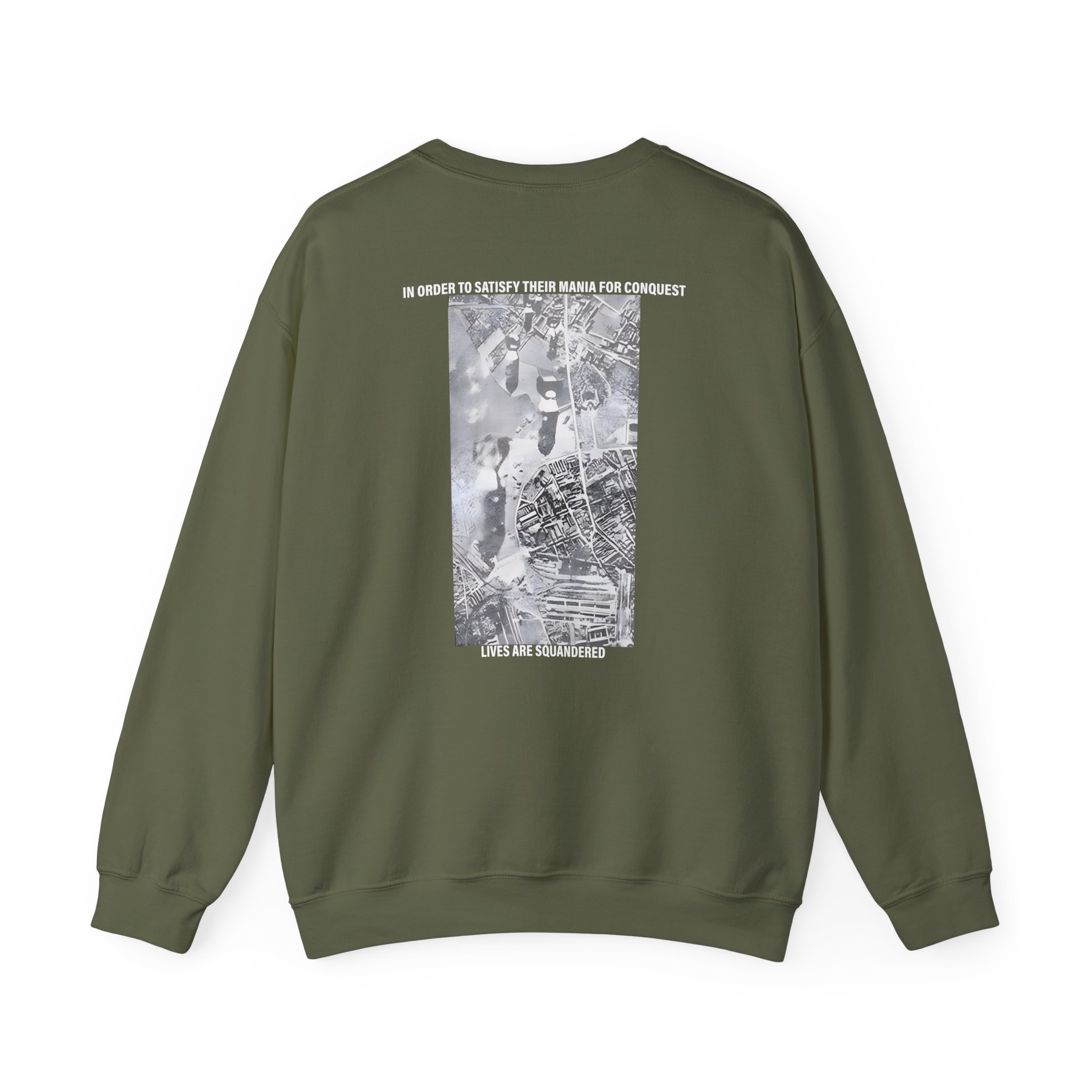 Discharge Why? Unisex Heavy Blendâ„¢ Crewneck Sweatshirt