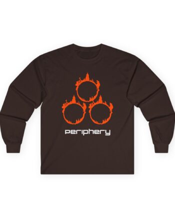 Periphery Circle Flames Unisex Ultra Cotton Long Sleeve Tee
