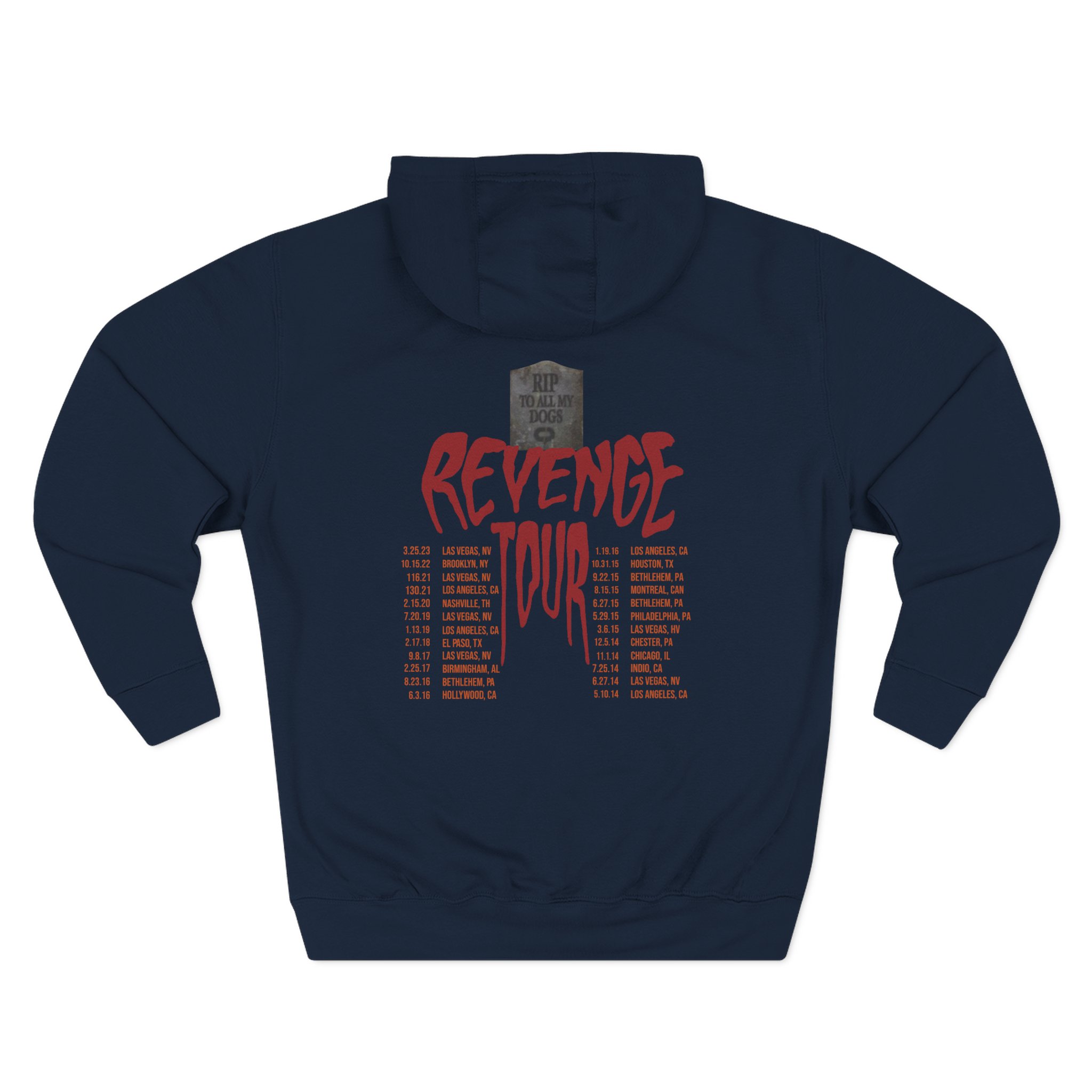 Caleb Plant 10 Year Anniversary Revenge Tour Three-Panel Fleece Hoodie