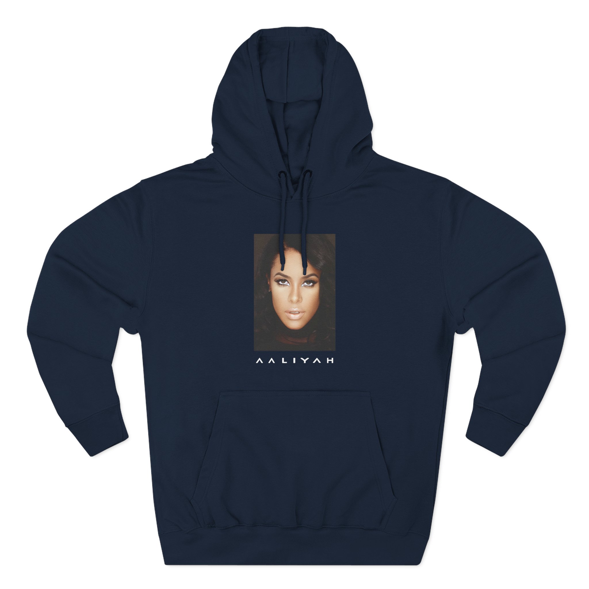 Aaliyah Self Self Titled Photo Three-Panel Fleece Hoodie