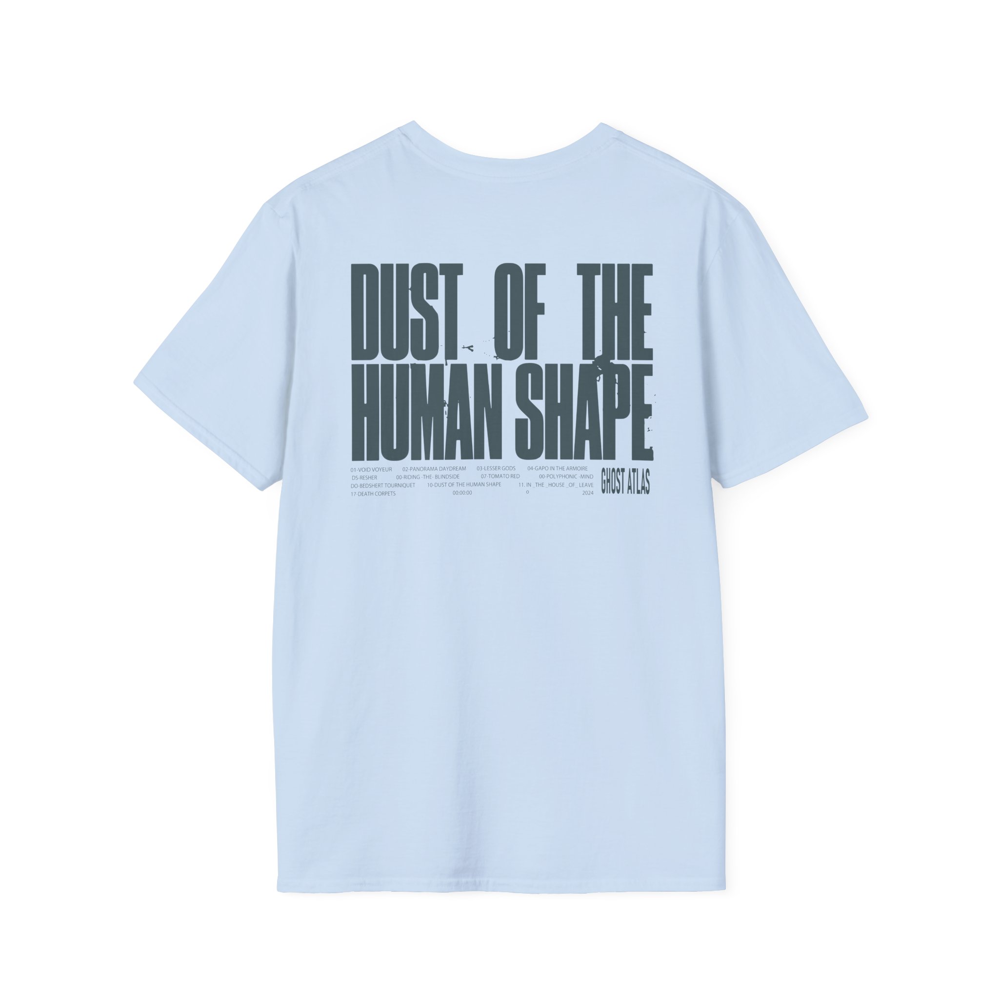 Ghost Atlas Dust of the Human Shape Unisex Softstyle T-Shirt