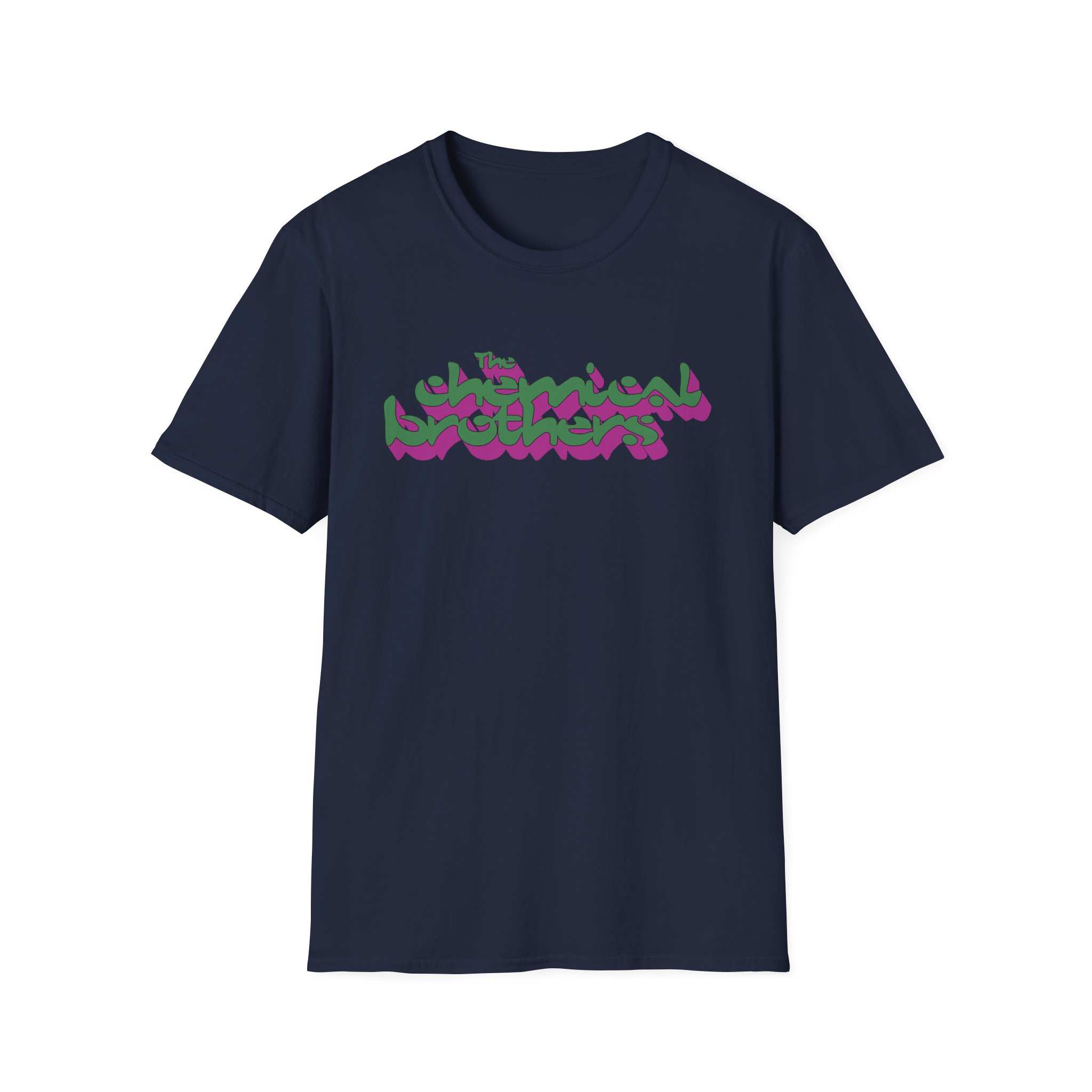 The Chemical Brothers 3d Logo Unisex Softstyle T-Shirt