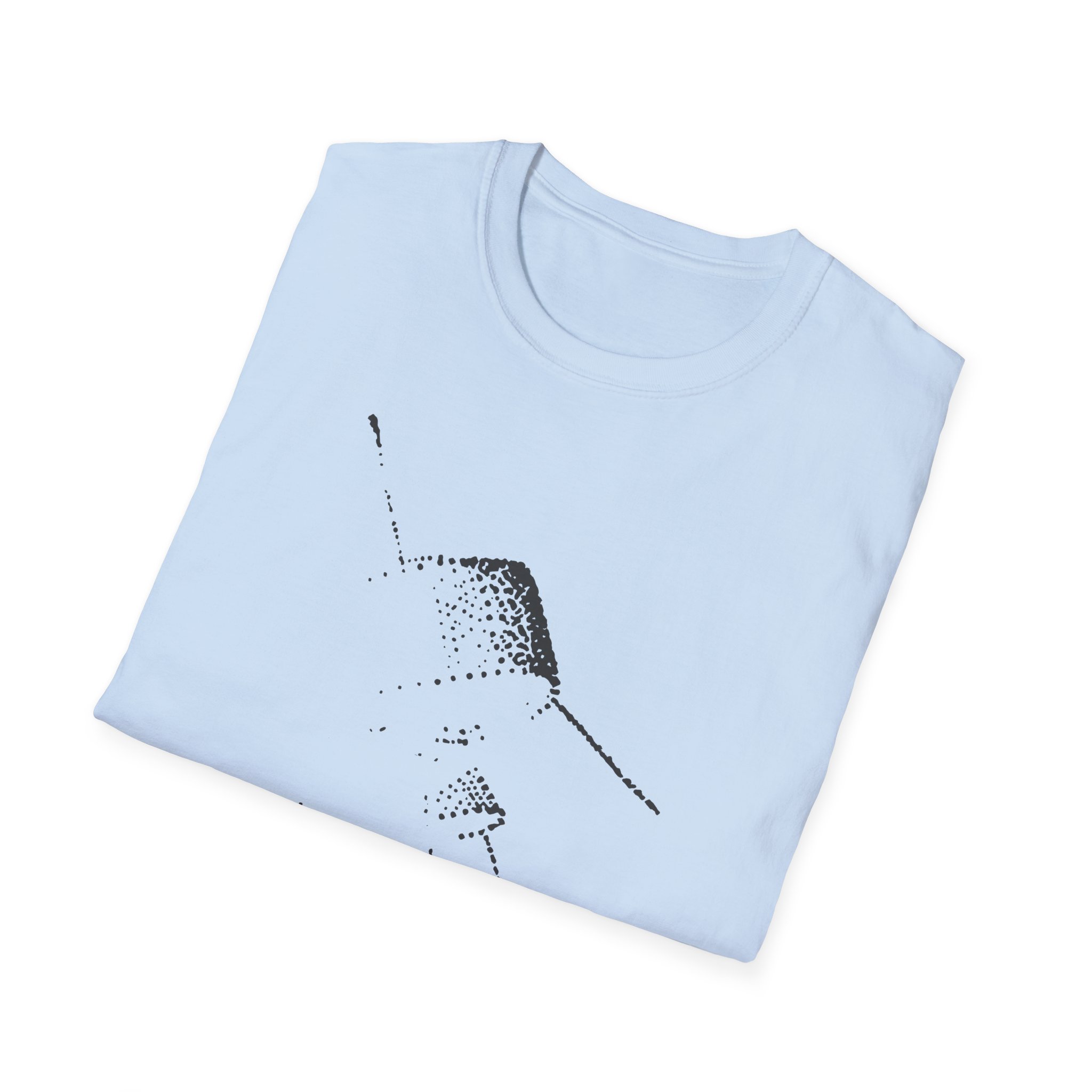 Cave in Satellite: Blackened Unisex Softstyle T-Shirt