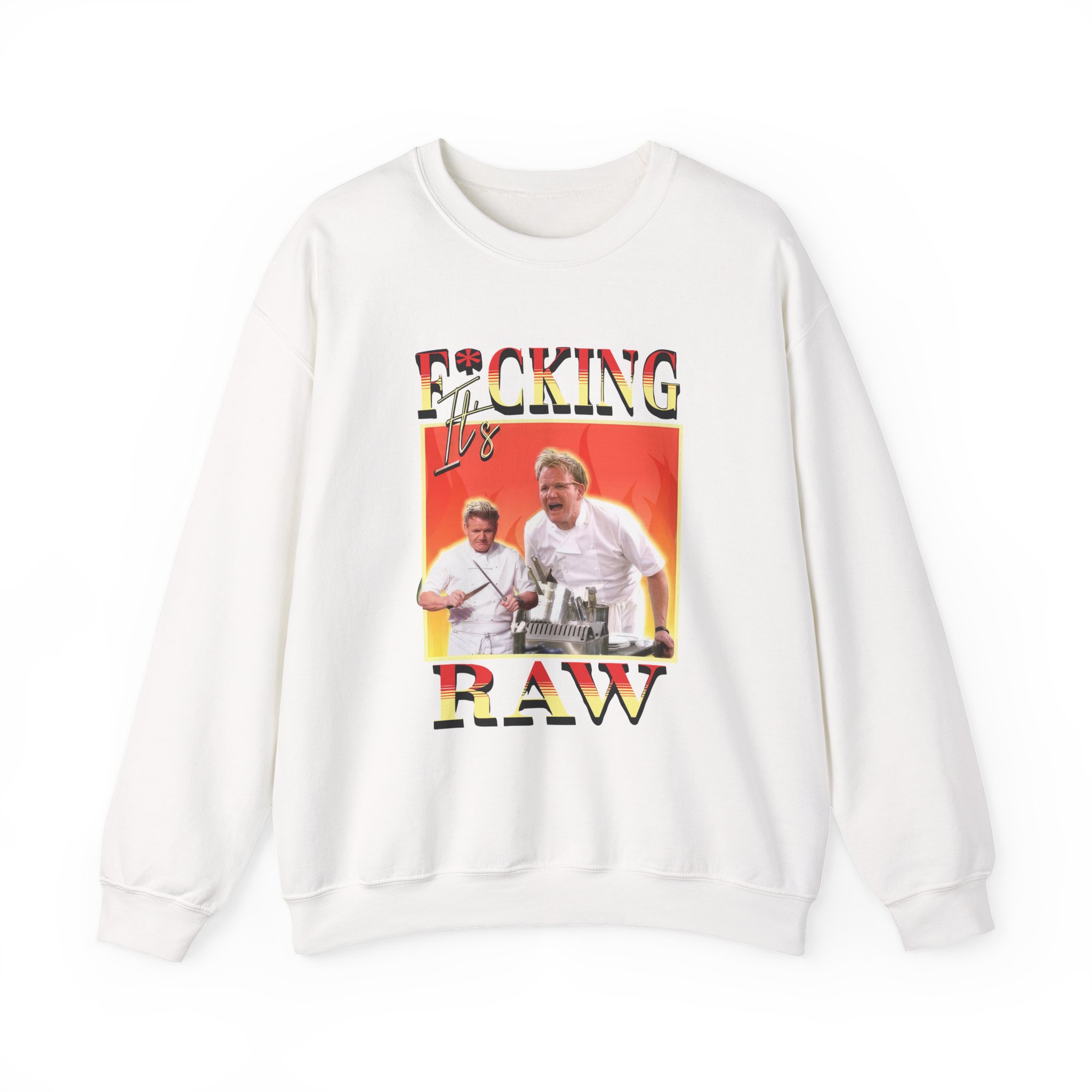Gordon Ramsay It's F*cking Raw Unisex Heavy Blendâ„¢ Crewneck Sweatshirt