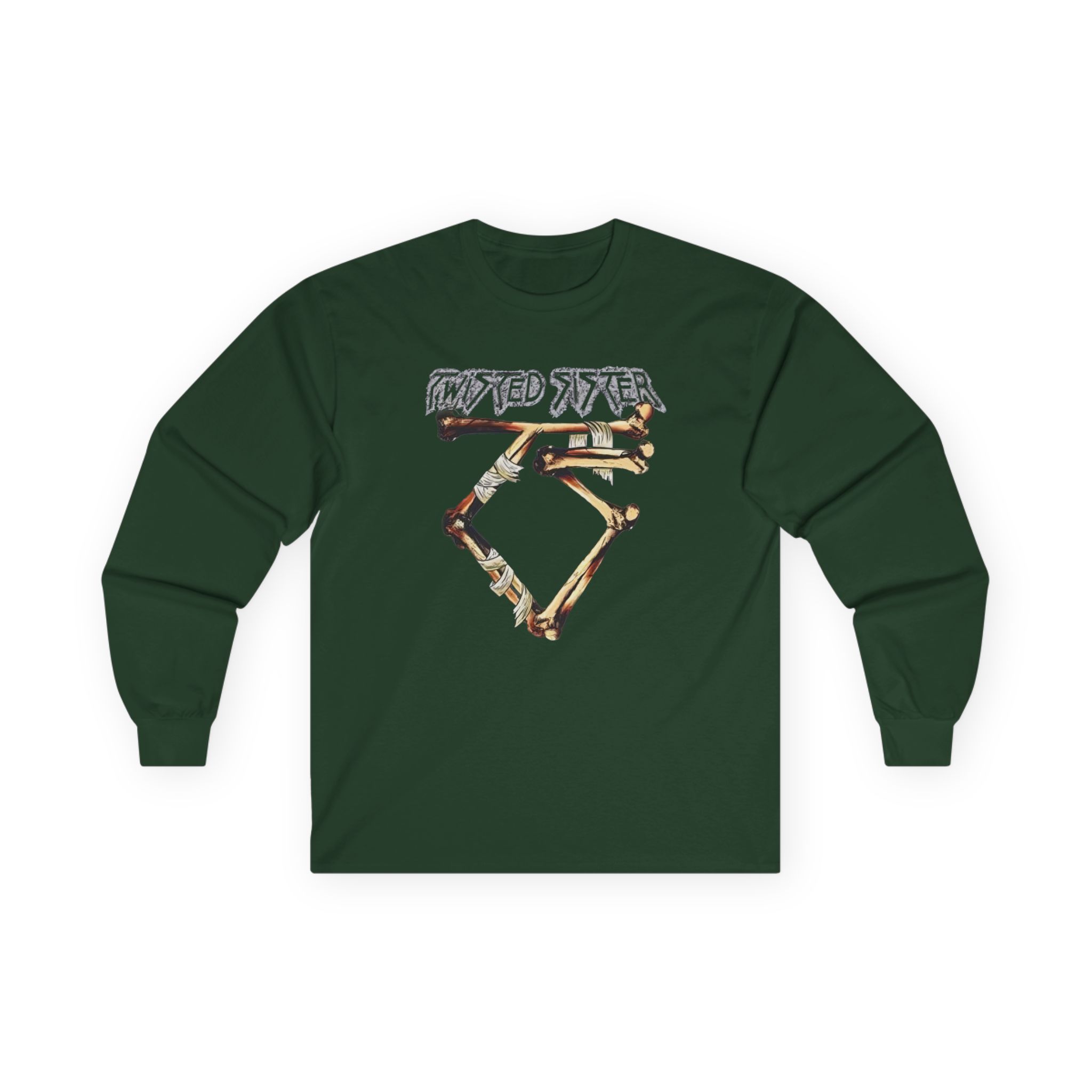 Popfunk Twisted Sister Bone Logo Unisex Ultra Cotton Long Sleeve Tee