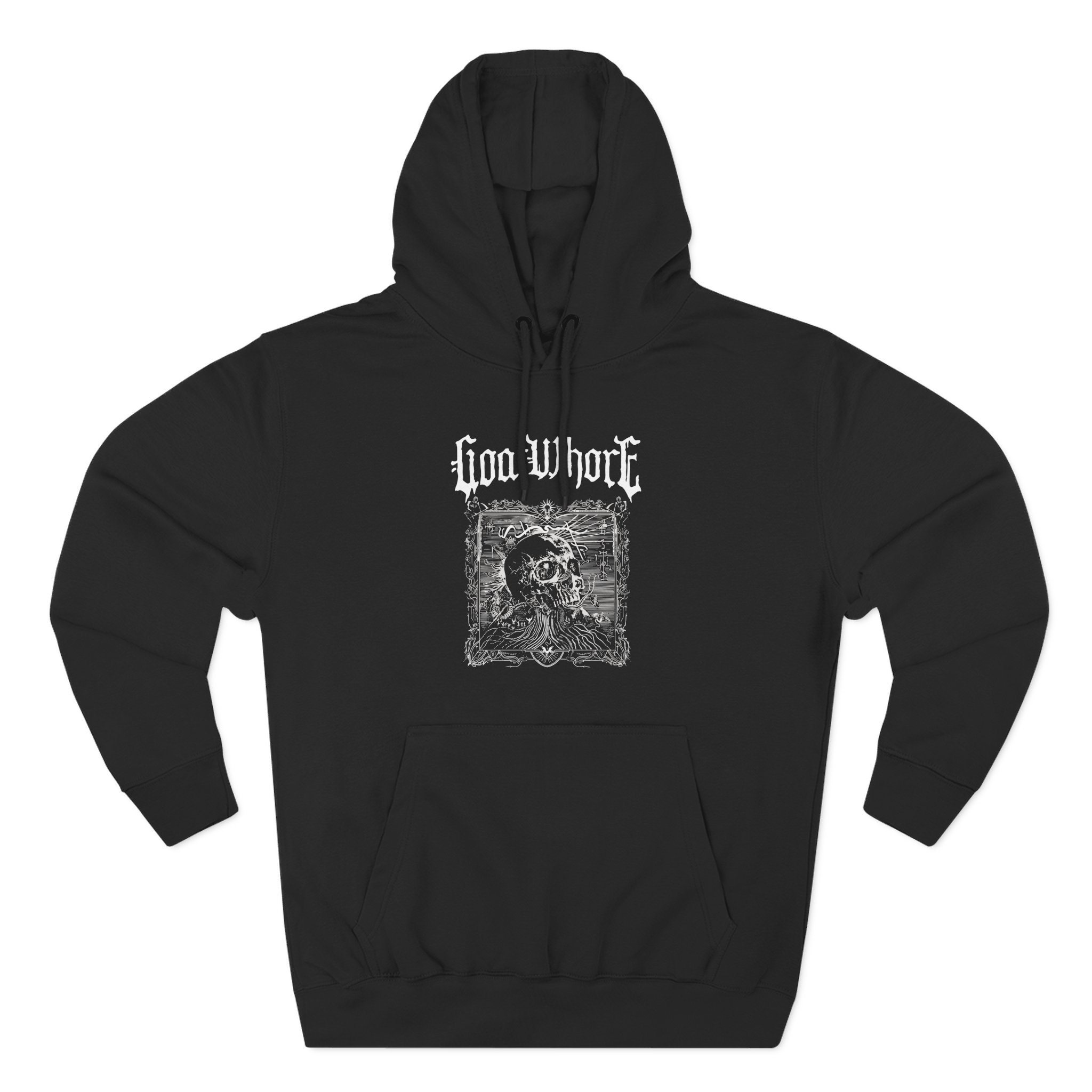 Goatwhore sigil Three-Panel Fleece Hoodie