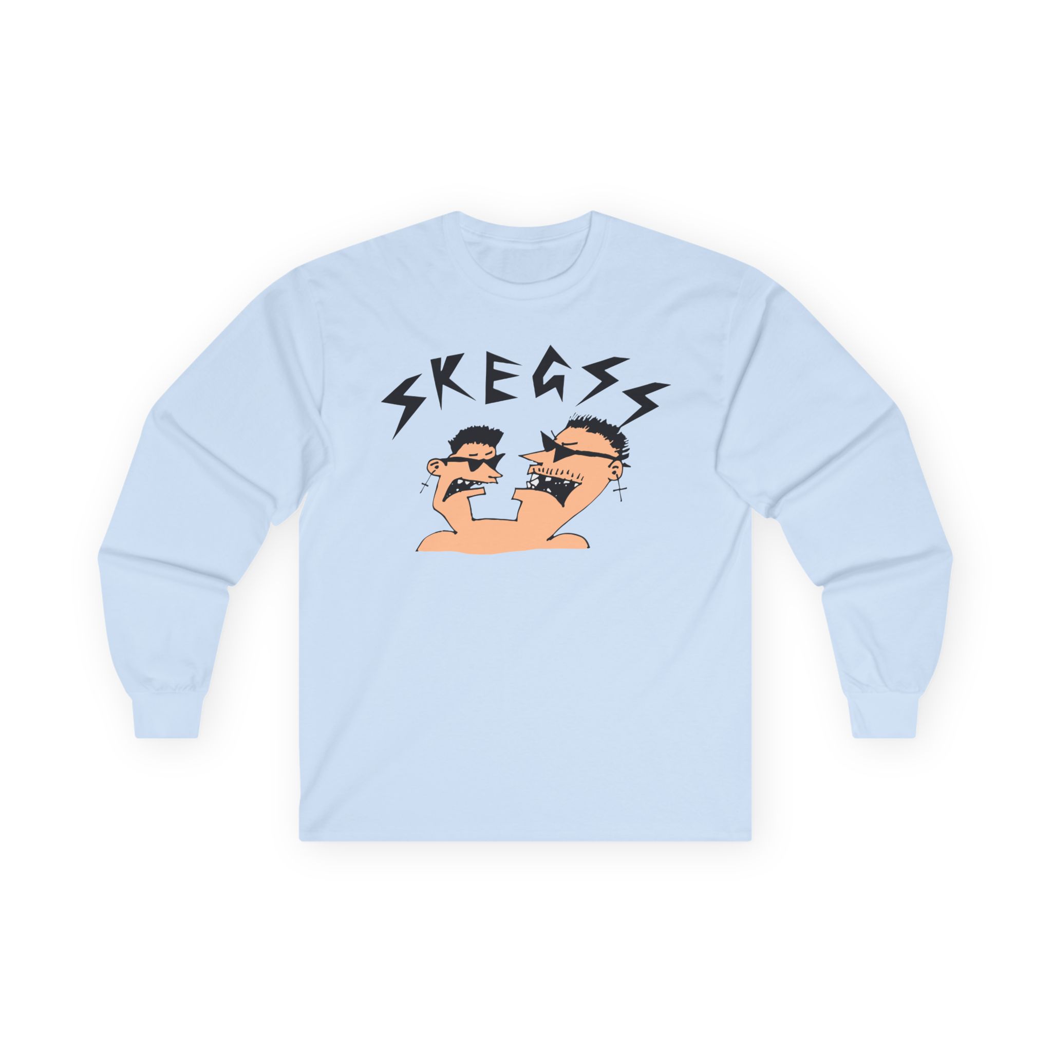 Skegss Two Heads Unisex Ultra Cotton Long Sleeve Tee