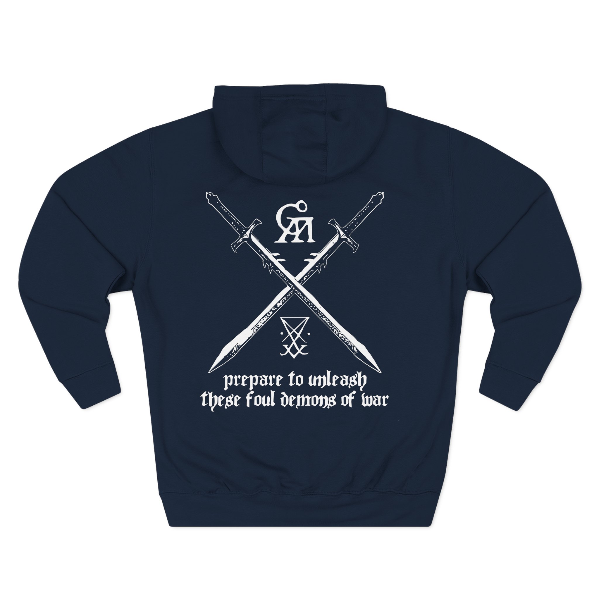 Goatwhore no Mercy Three-Panel Fleece Hoodie