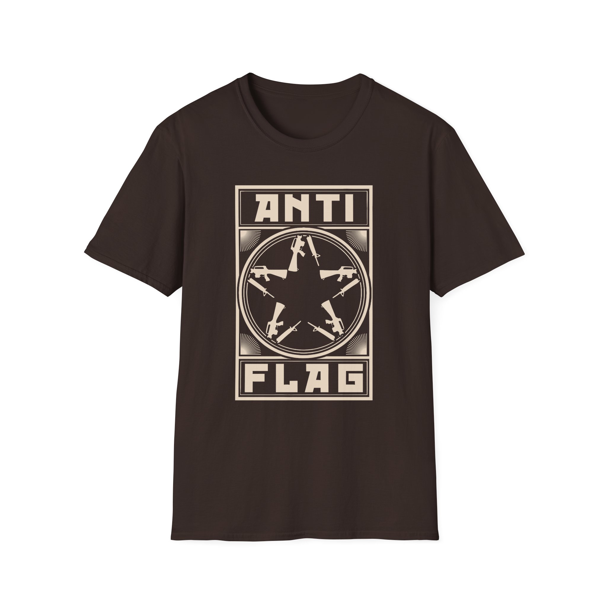 Anti Flag Comrade Gunstar Unisex Softstyle T-Shirt