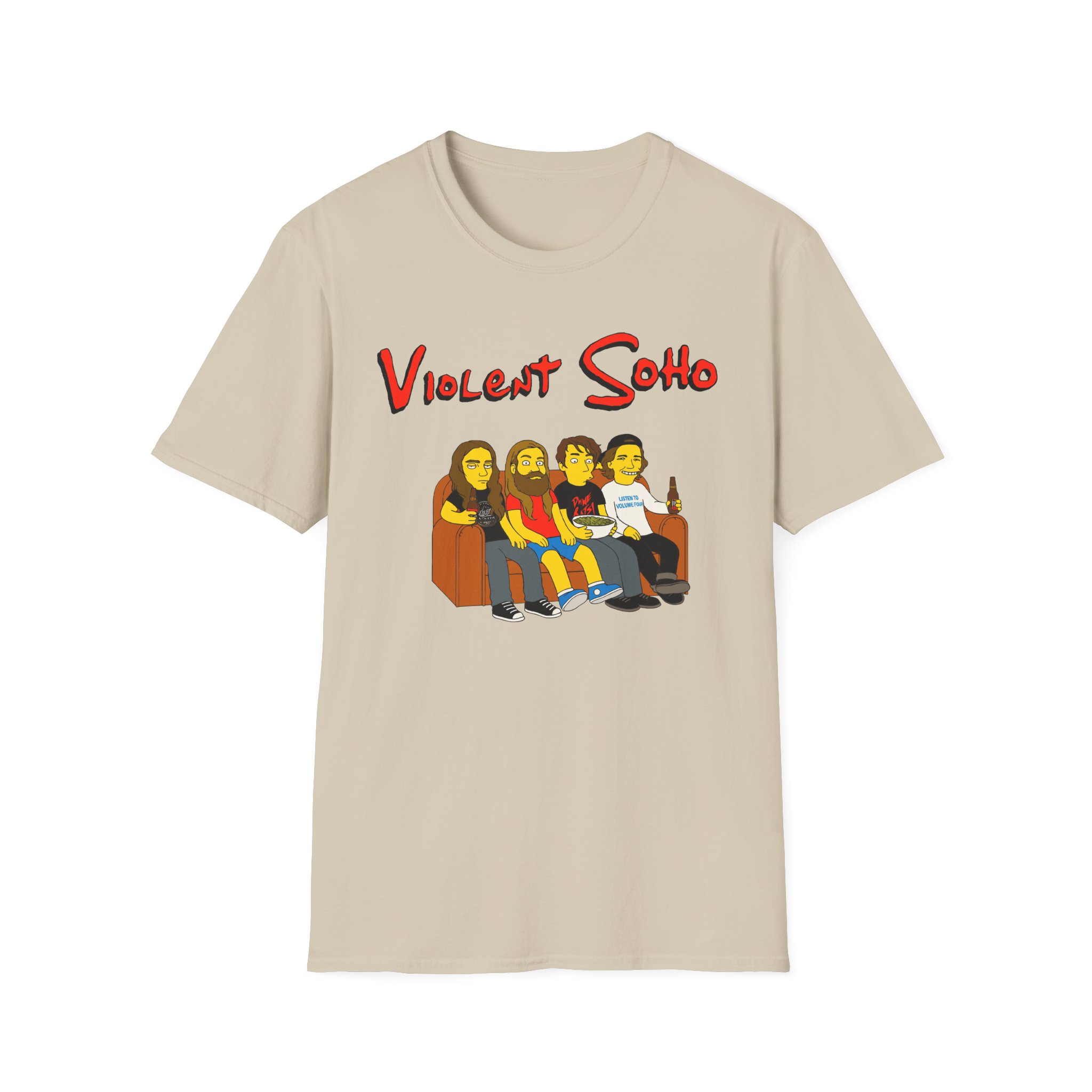 Violent Soho Springfield 4122 Unisex Softstyle T-Shirt