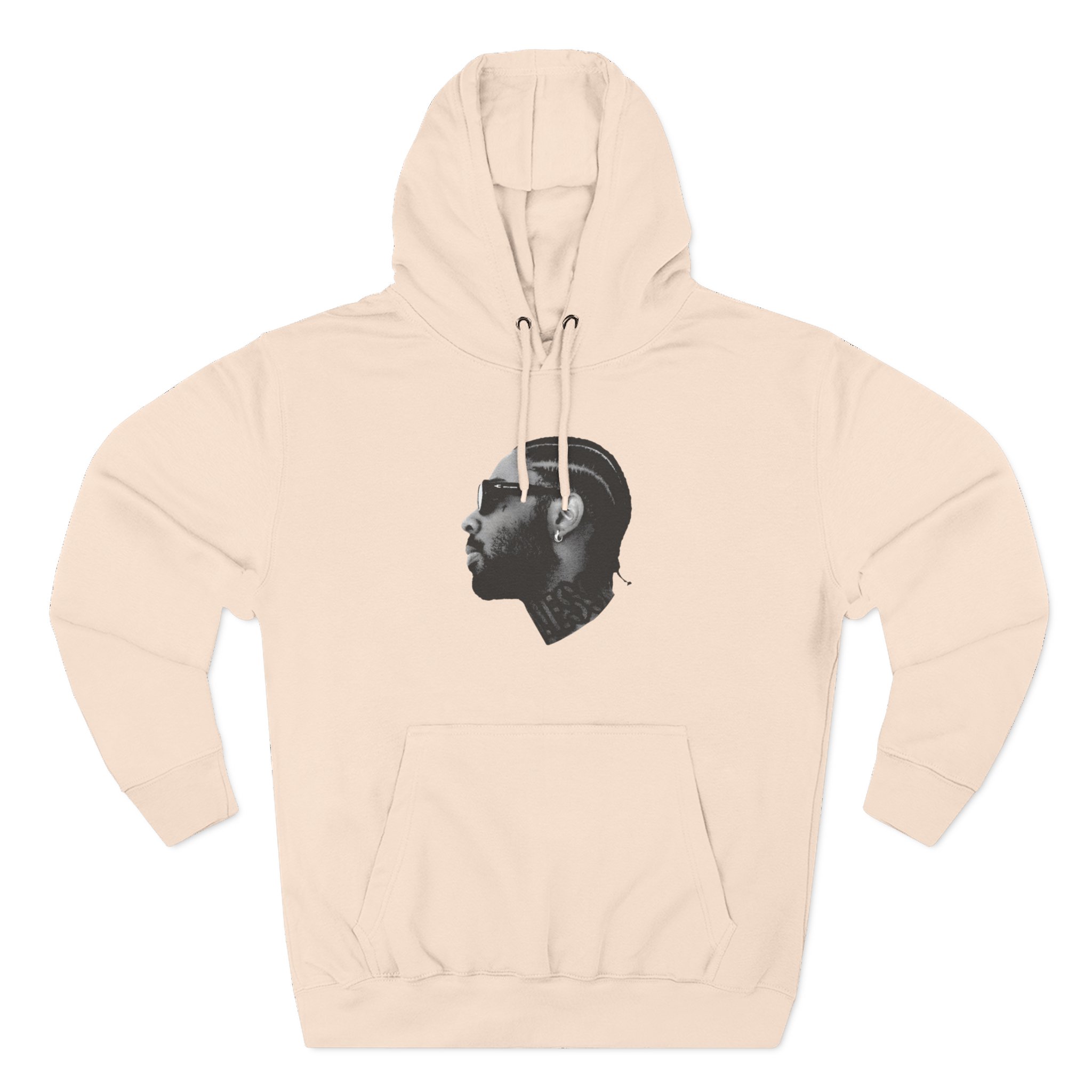 Faiyaz Brent Side Face Three-Panel Fleece Hoodie