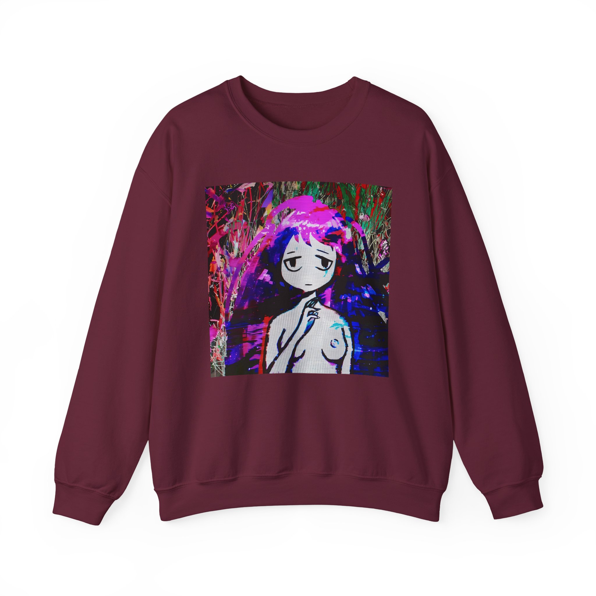 Sewerslvt Draining Love Story 1 Album Cover Unisex Heavy Blendâ„¢ Crewneck Sweatshirt