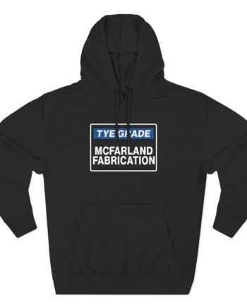 Cleetus Mcfarland Tye's Fabrication Squints Three-Panel Fleece Hoodie