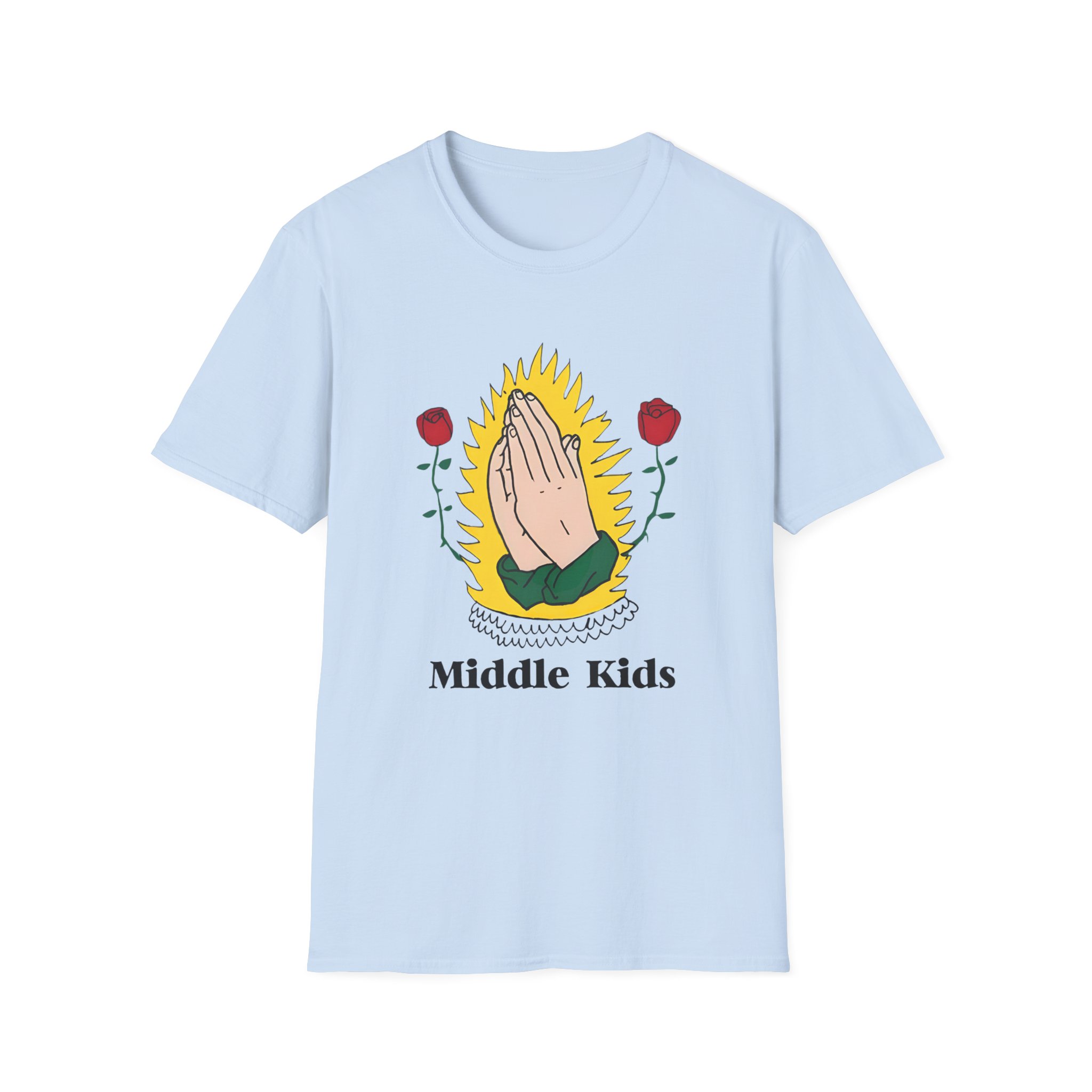 Middle Kids Praying Hands Unisex Softstyle T-Shirt