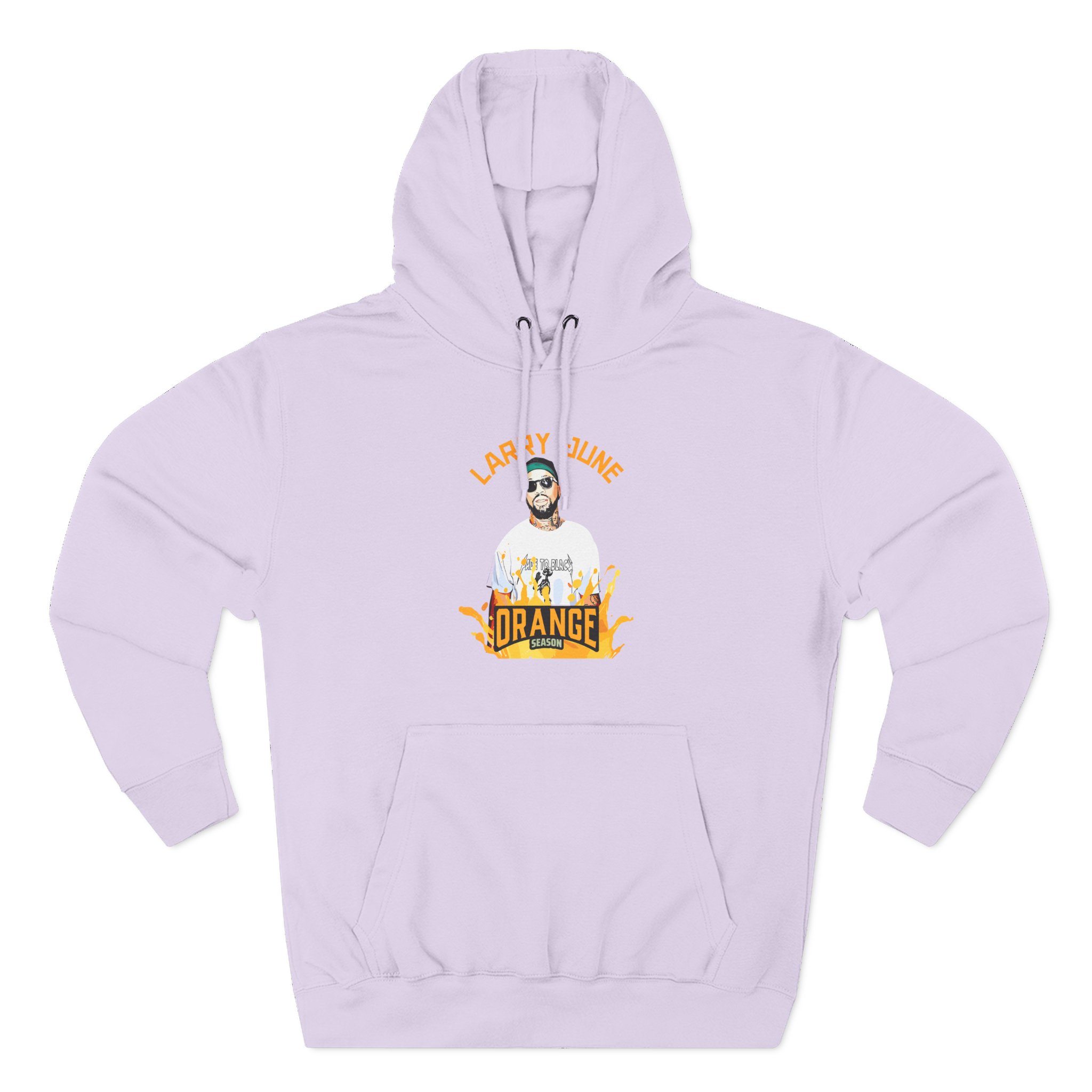 Larry June Three-Panel Fleece Hoodie