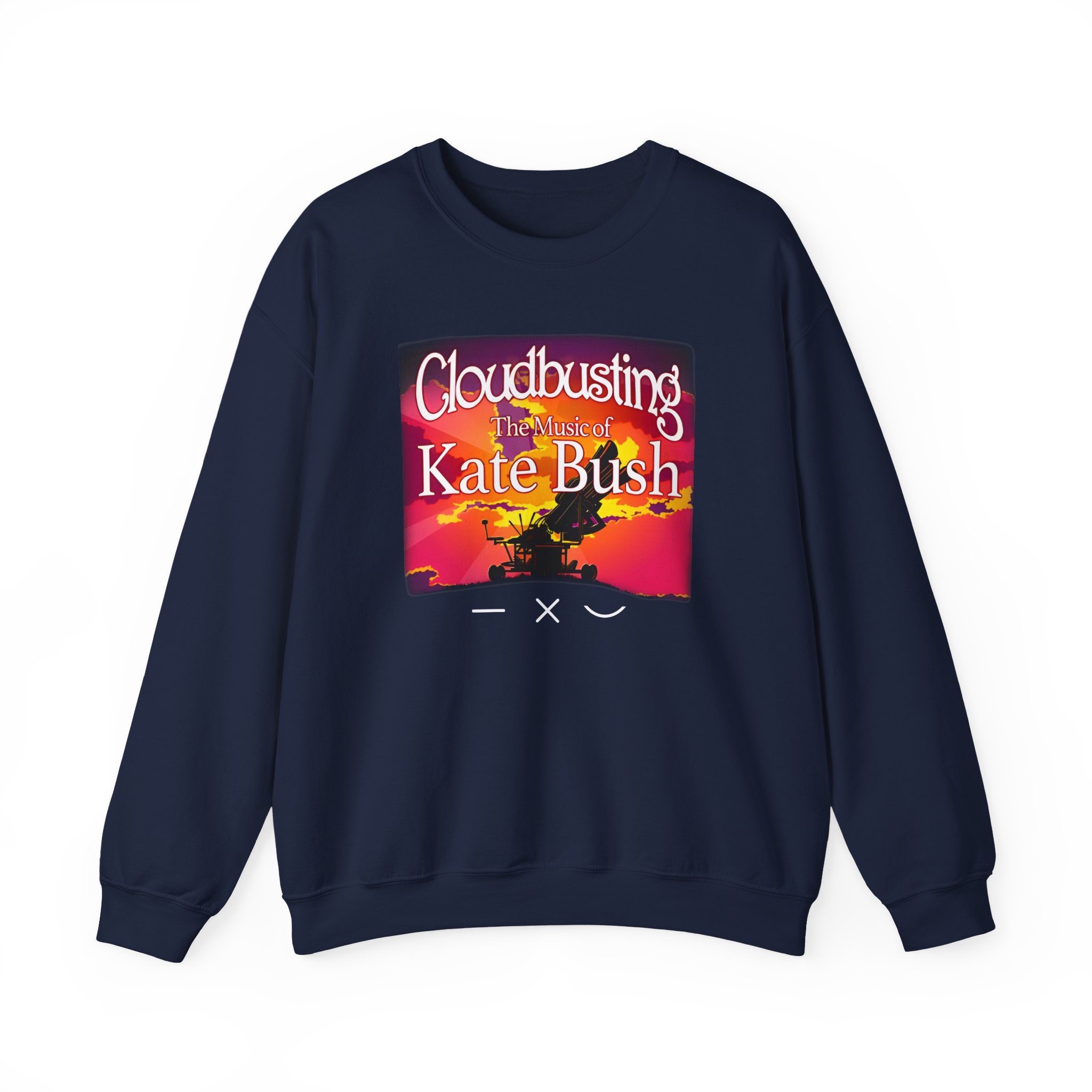 Kate Bush Line Cross Curve Unisex Heavy Blendâ„¢ Crewneck Sweatshirt