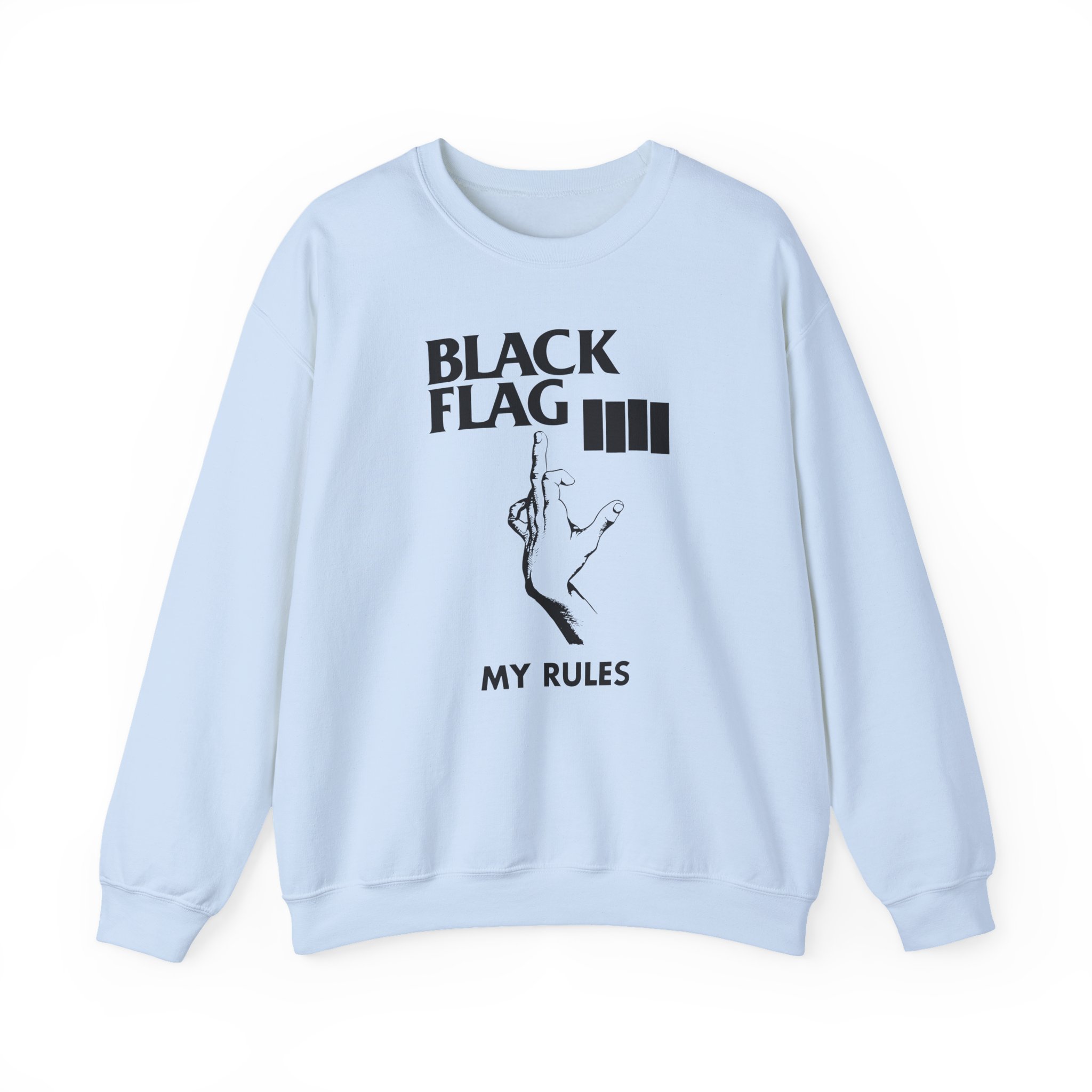 Black Flag My Rules Unisex Heavy Blendâ„¢ Crewneck Sweatshirt